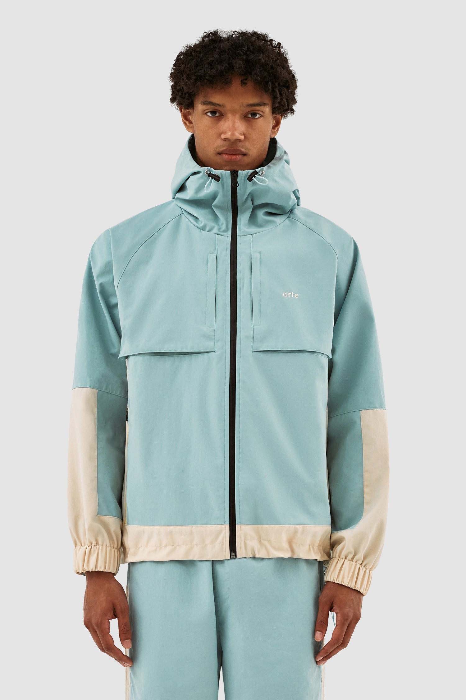 Veste Jeremy - Bleu clair/crème
