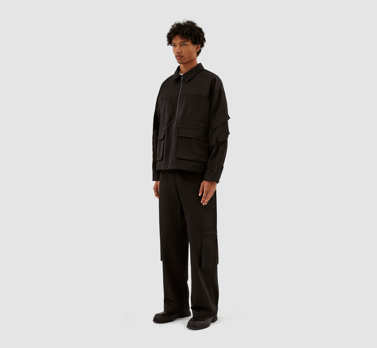 Veste Jack à double poche - Noir