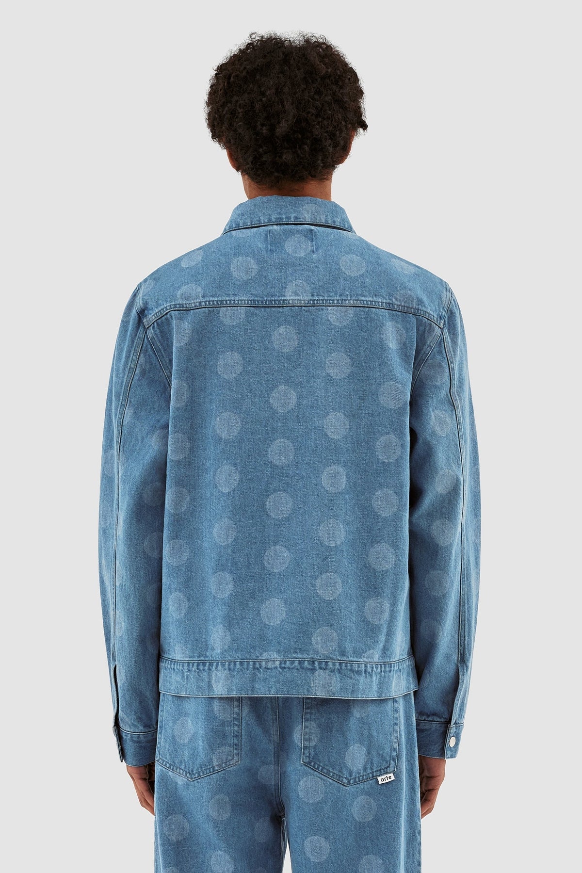 Veste Jackson Dots Fade - Bleach Denim