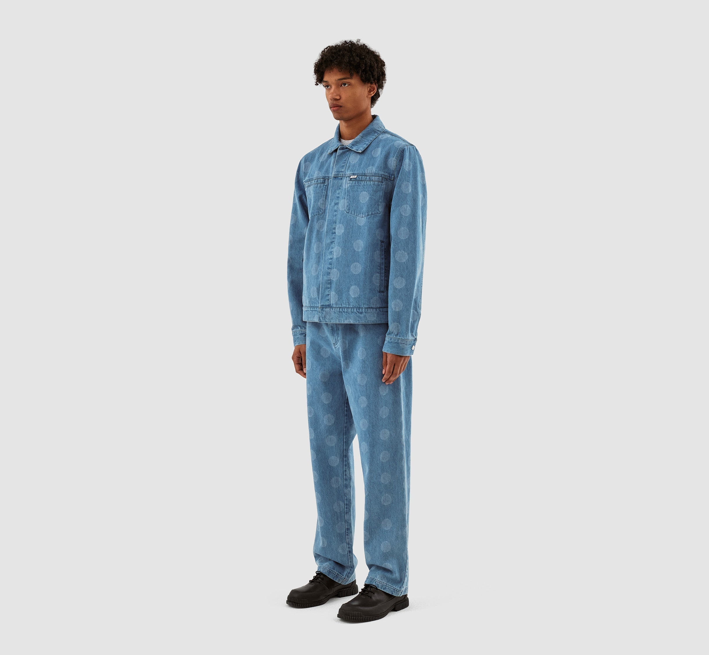 Veste Jackson Dots Fade - Bleach Denim