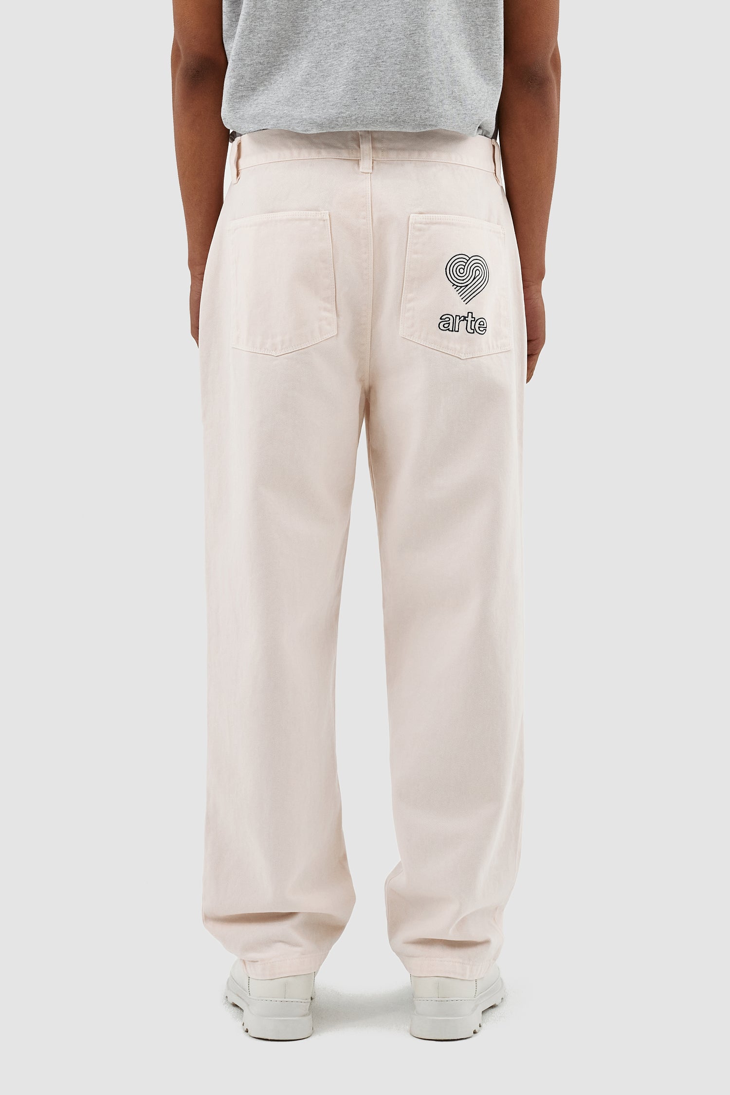 Pantalon Paul Pocket Logo - Crème