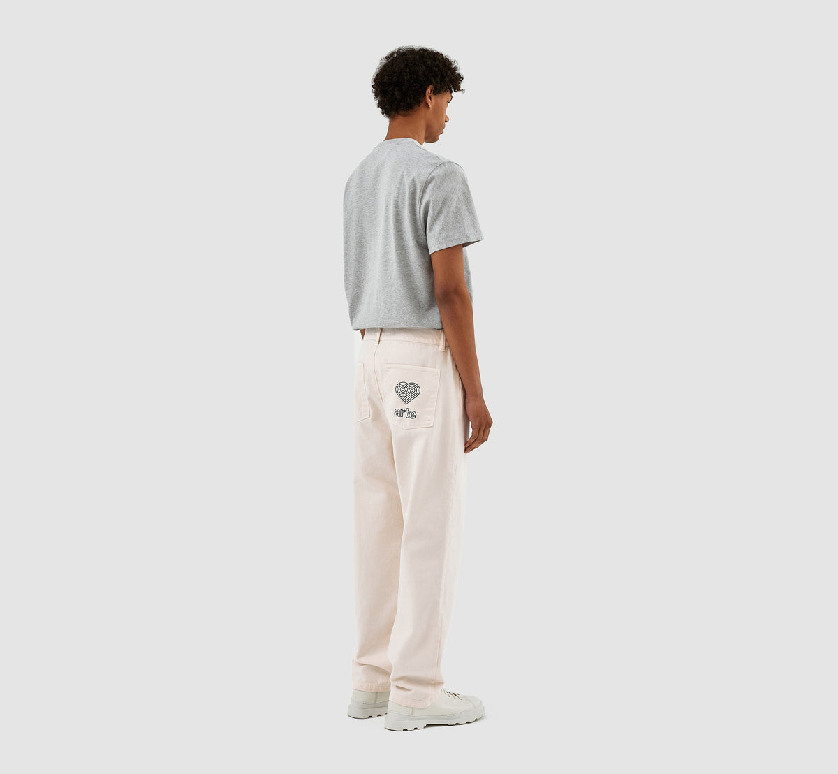 Pantalon Paul Pocket Logo - Crème