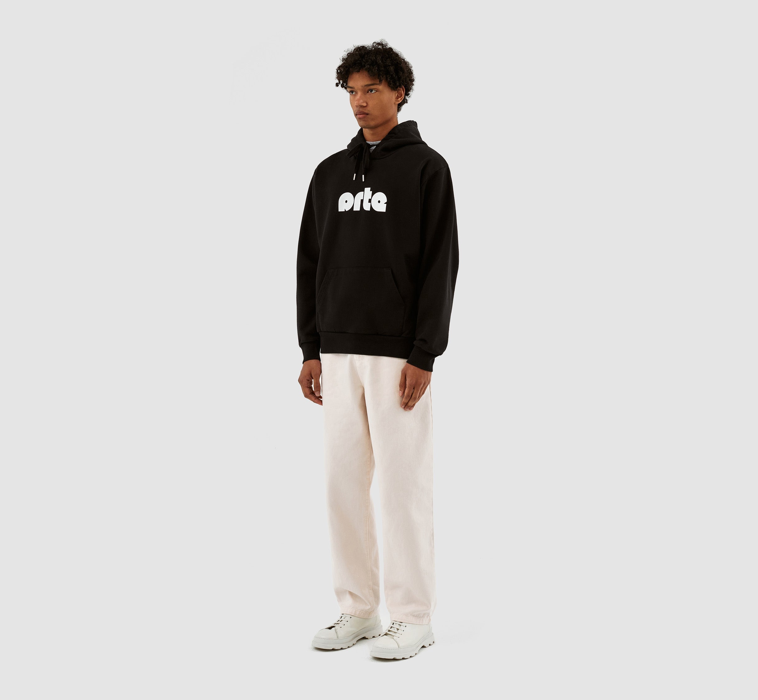 Hannes Bau Hoodie Logo - Noir