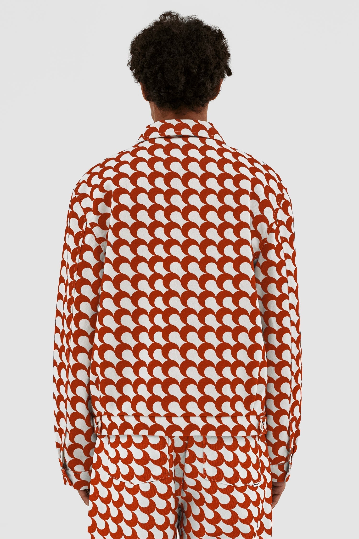 Veste Jackson Imprimé Bau - Rouge/Blanc