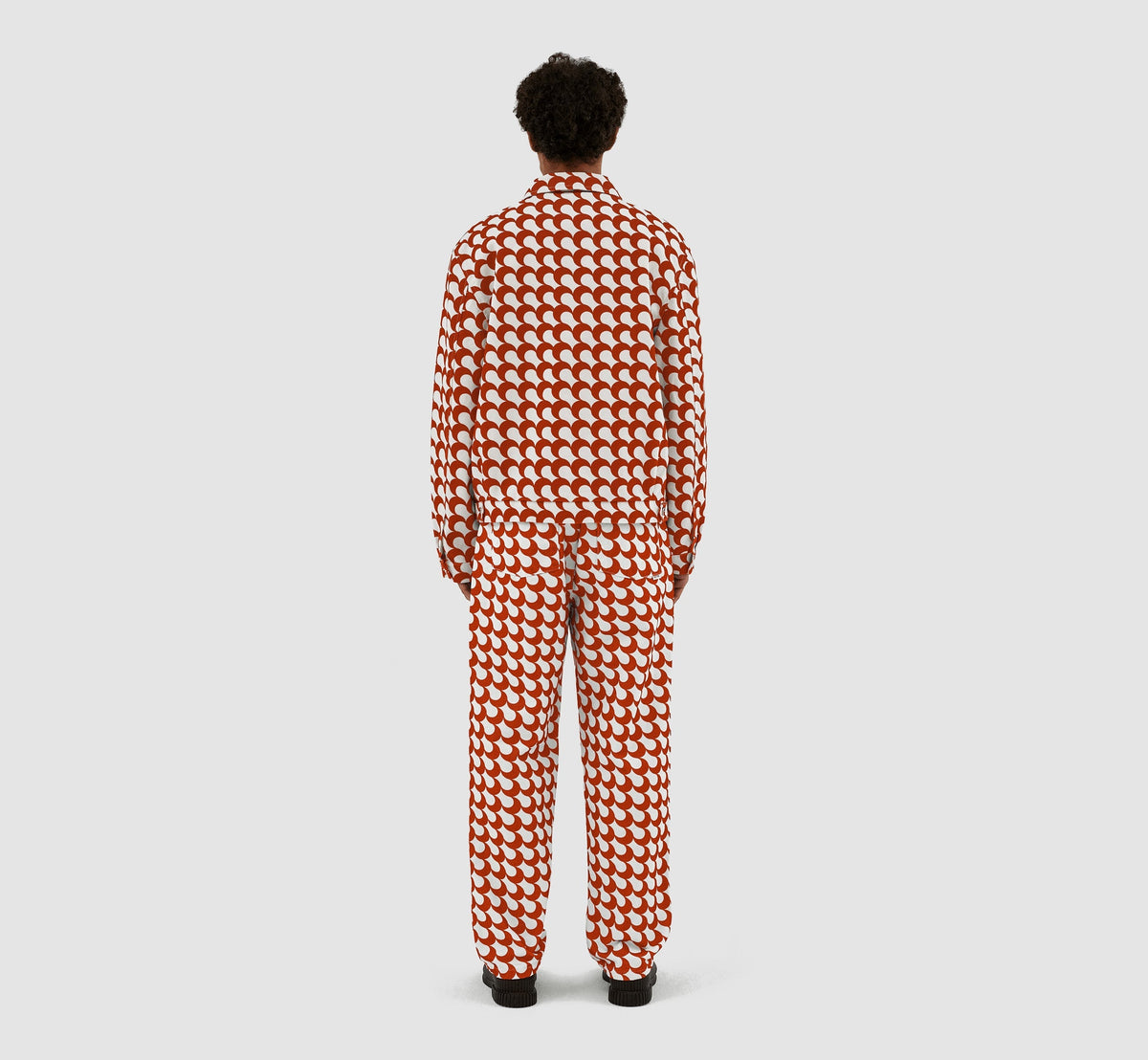Veste Jackson Imprimé Bau - Rouge/Blanc