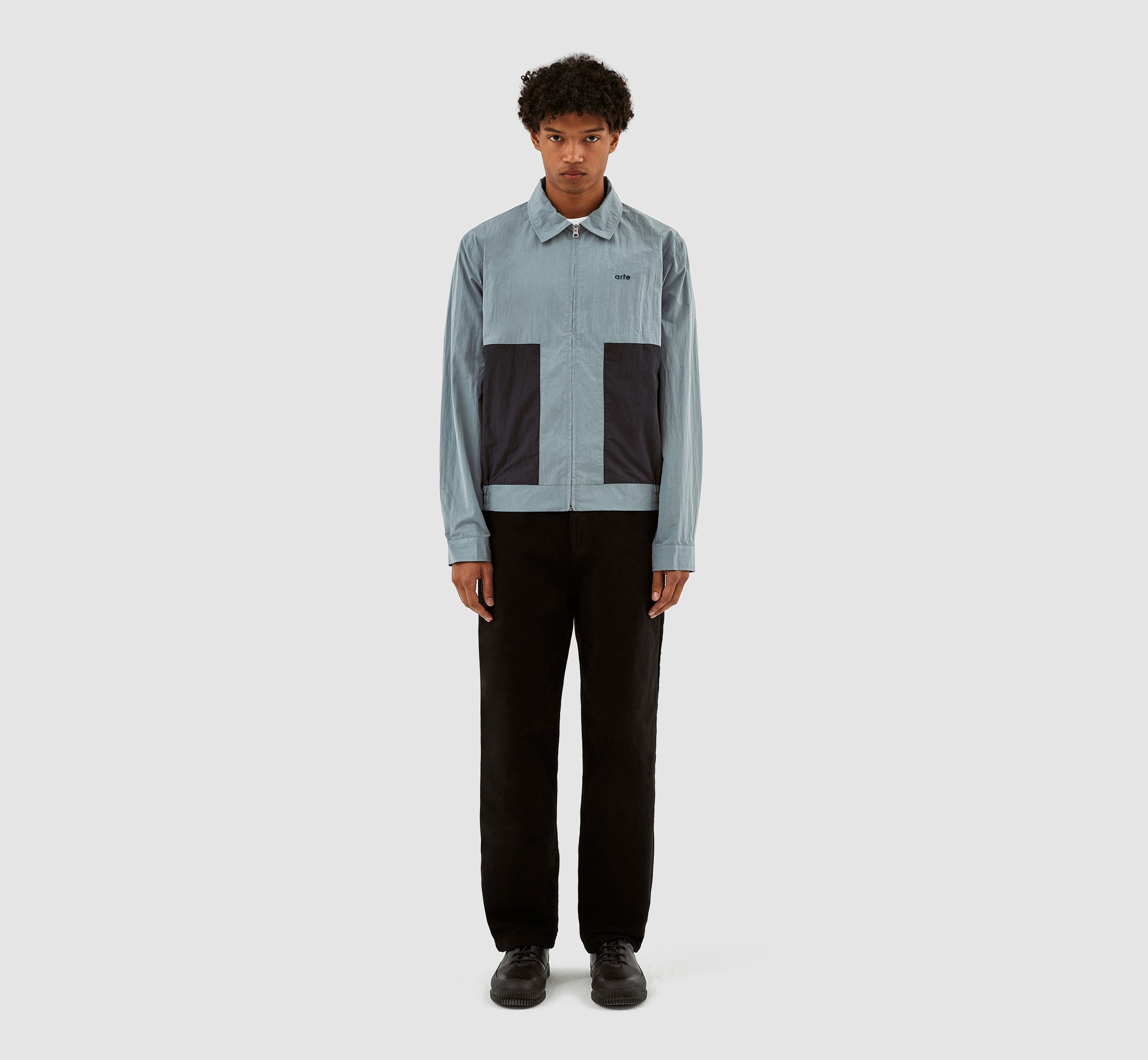 Veste Julian Colorblock - Gris Blush/Marine