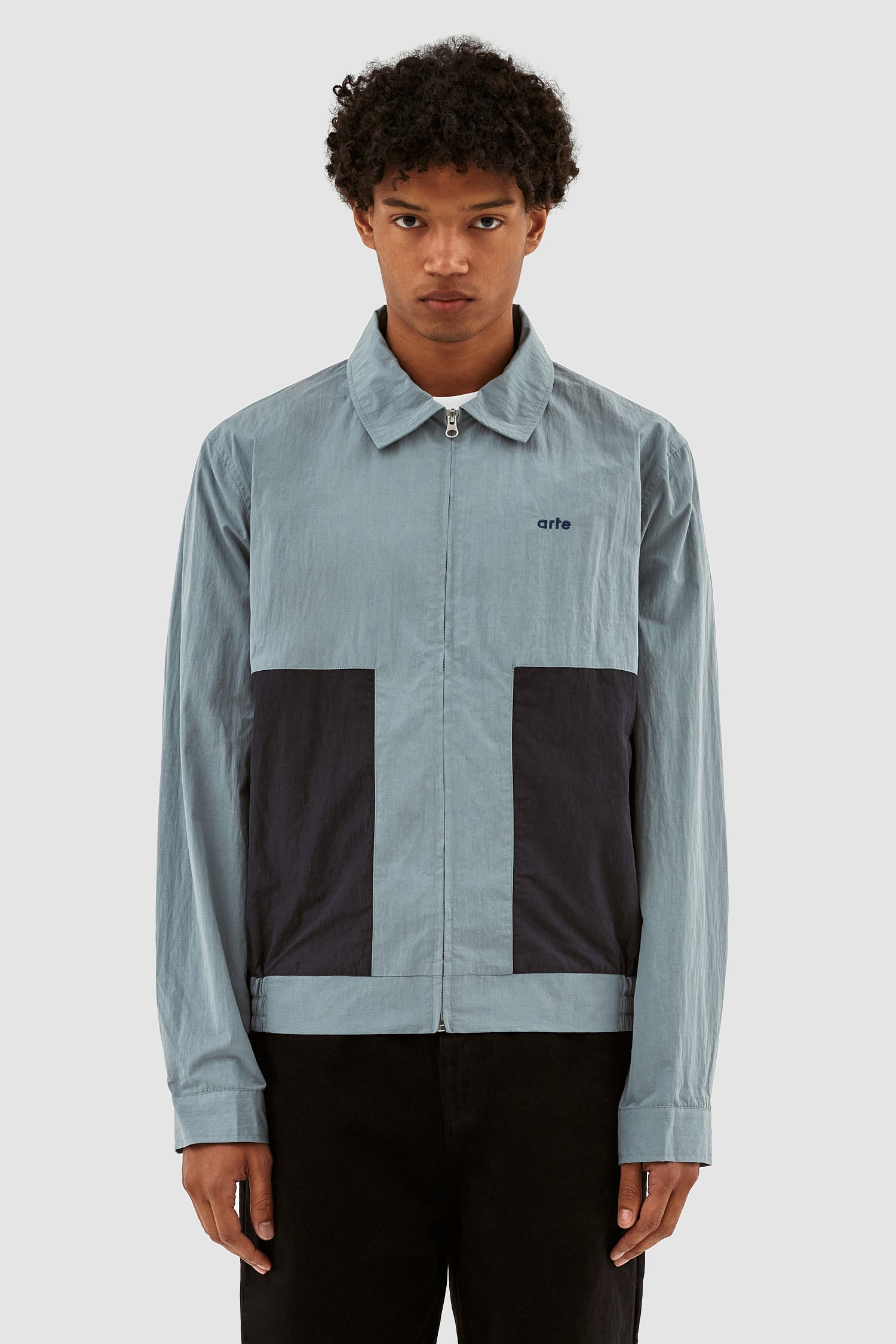 Veste Julian Colorblock - Gris Blush/Marine