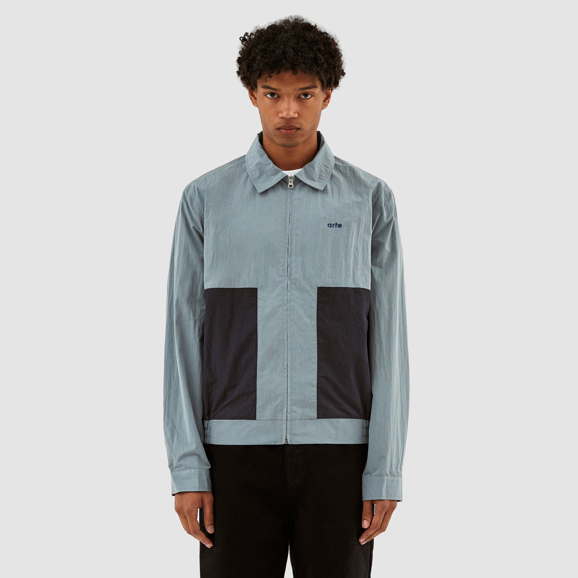 Veste Julian Colorblock - Gris Blush/Marine