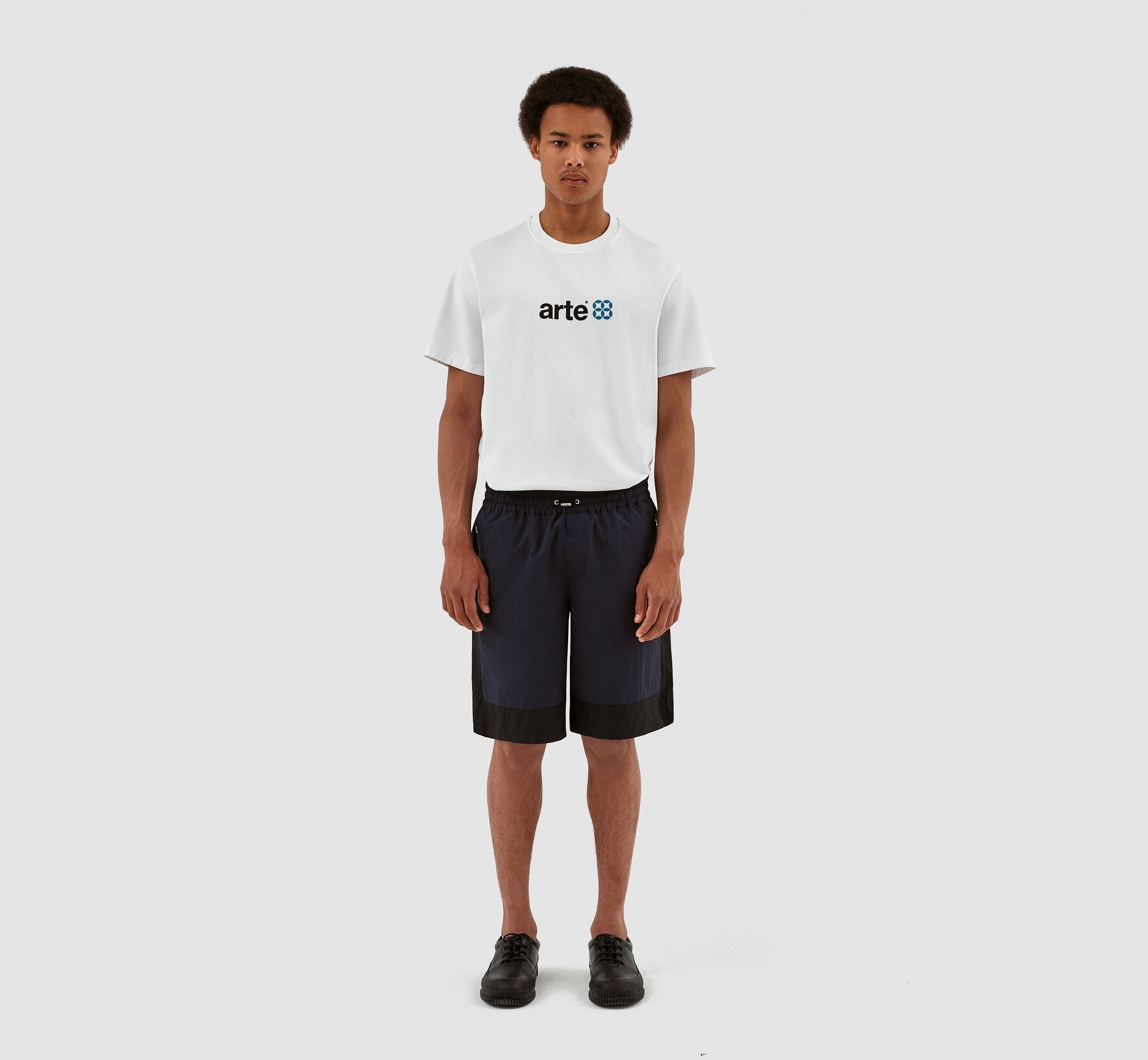 Short contrasté Steiner - Noir/Marine