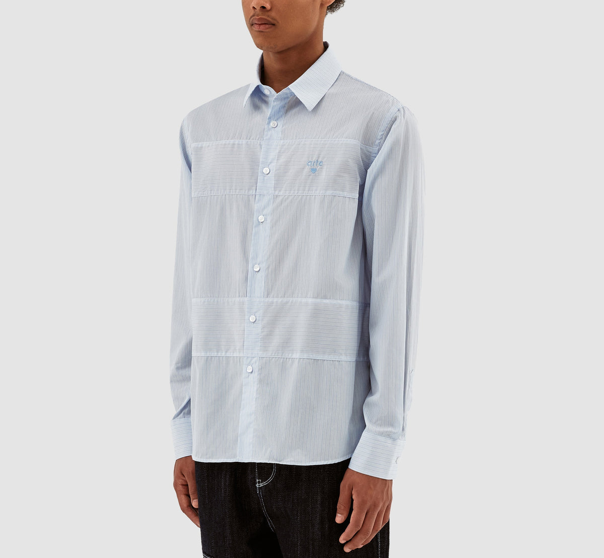 Logo Stockton - Blanc/Bleu clair