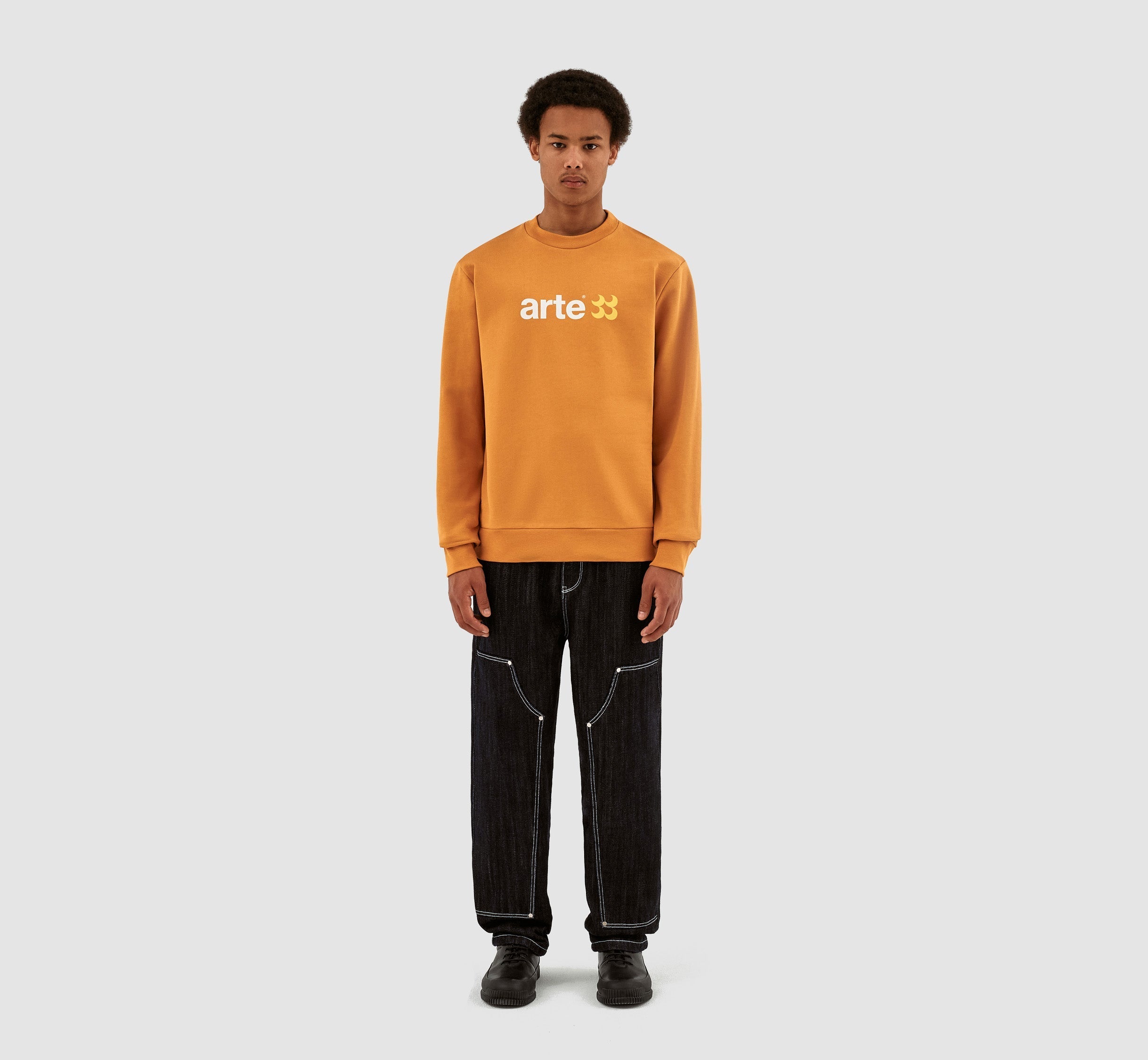 Conrad SS23 Logo Crewneck - Inca Gold