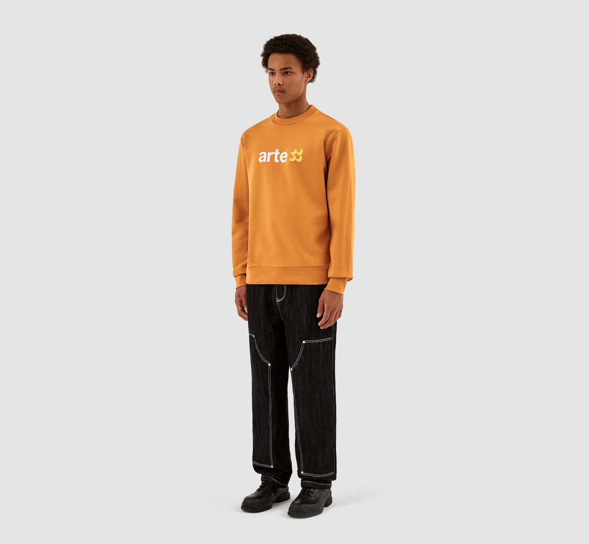 Conrad SS23 Logo Crewneck - Inca Gold