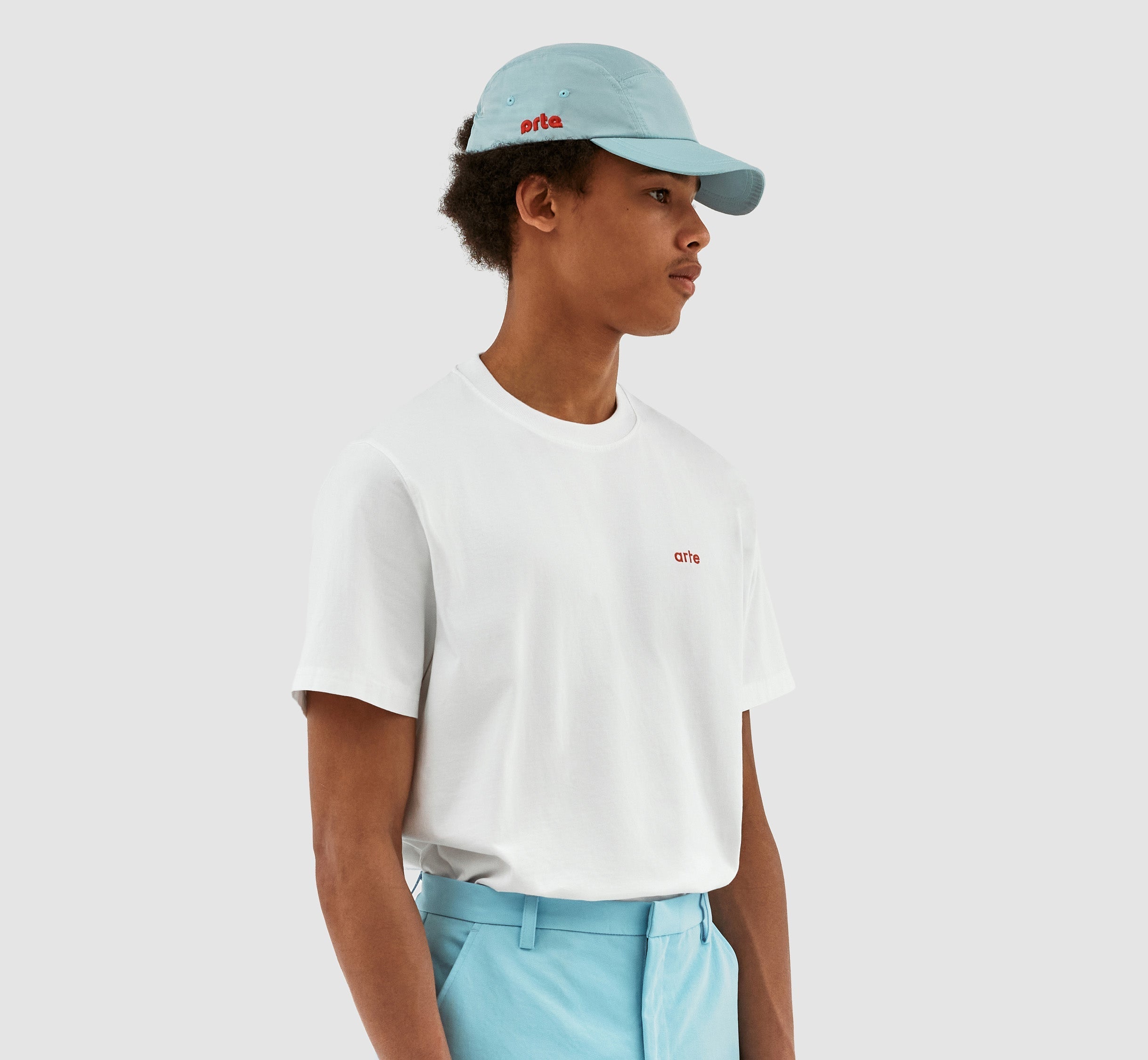 Casquette à logo latéral Cane - Bleu clair