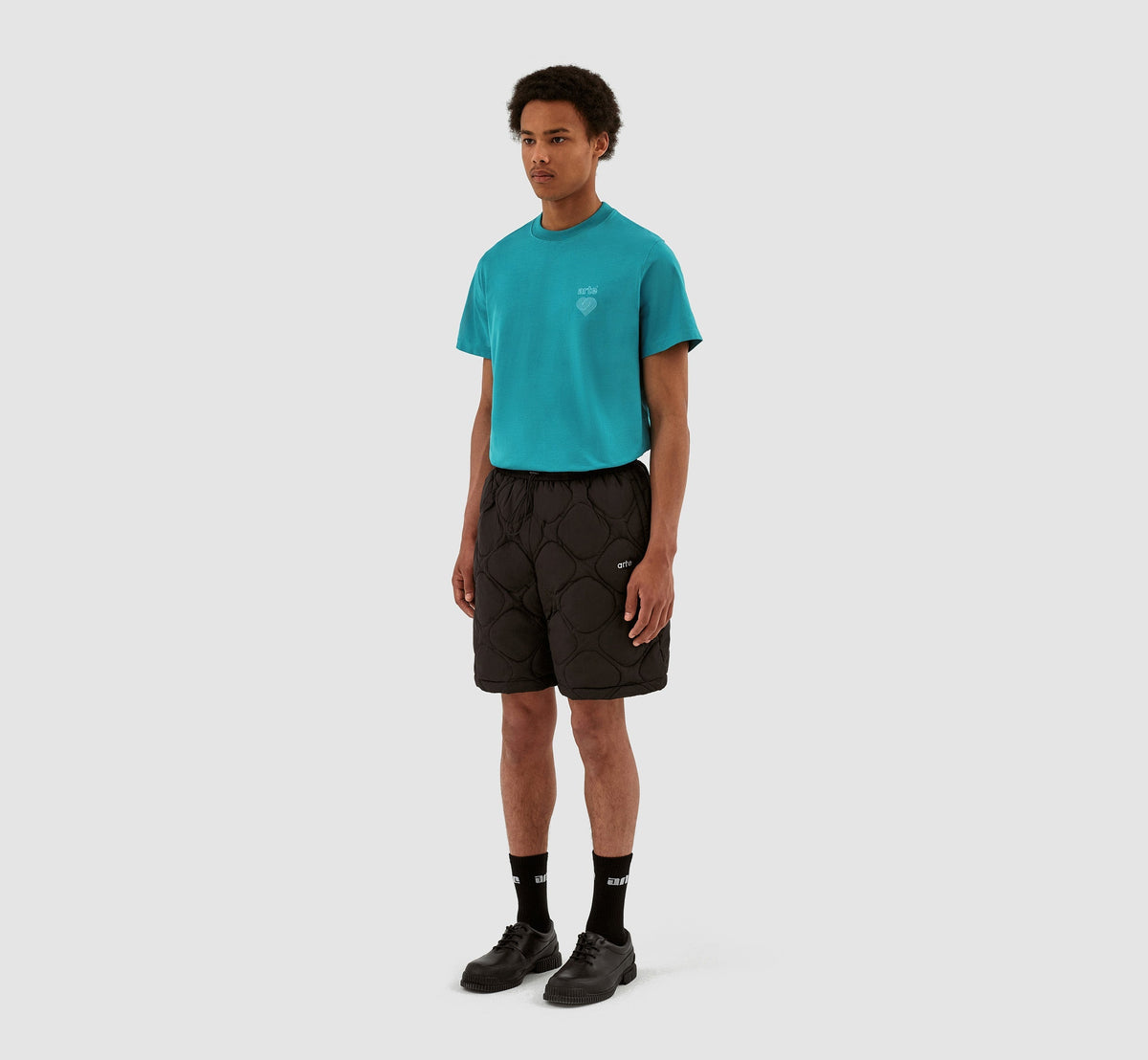 Short matelassé Steiner - Noir