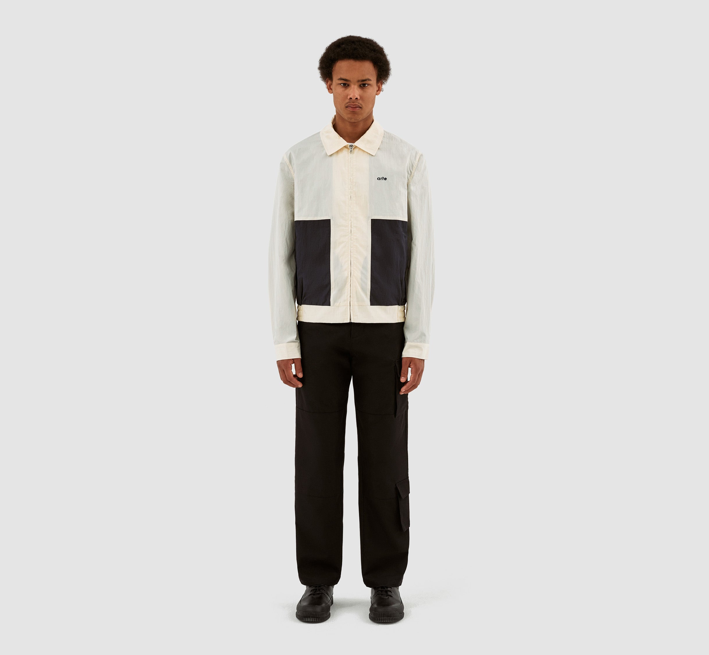 Veste Julian Colorblock - Crème/Marine