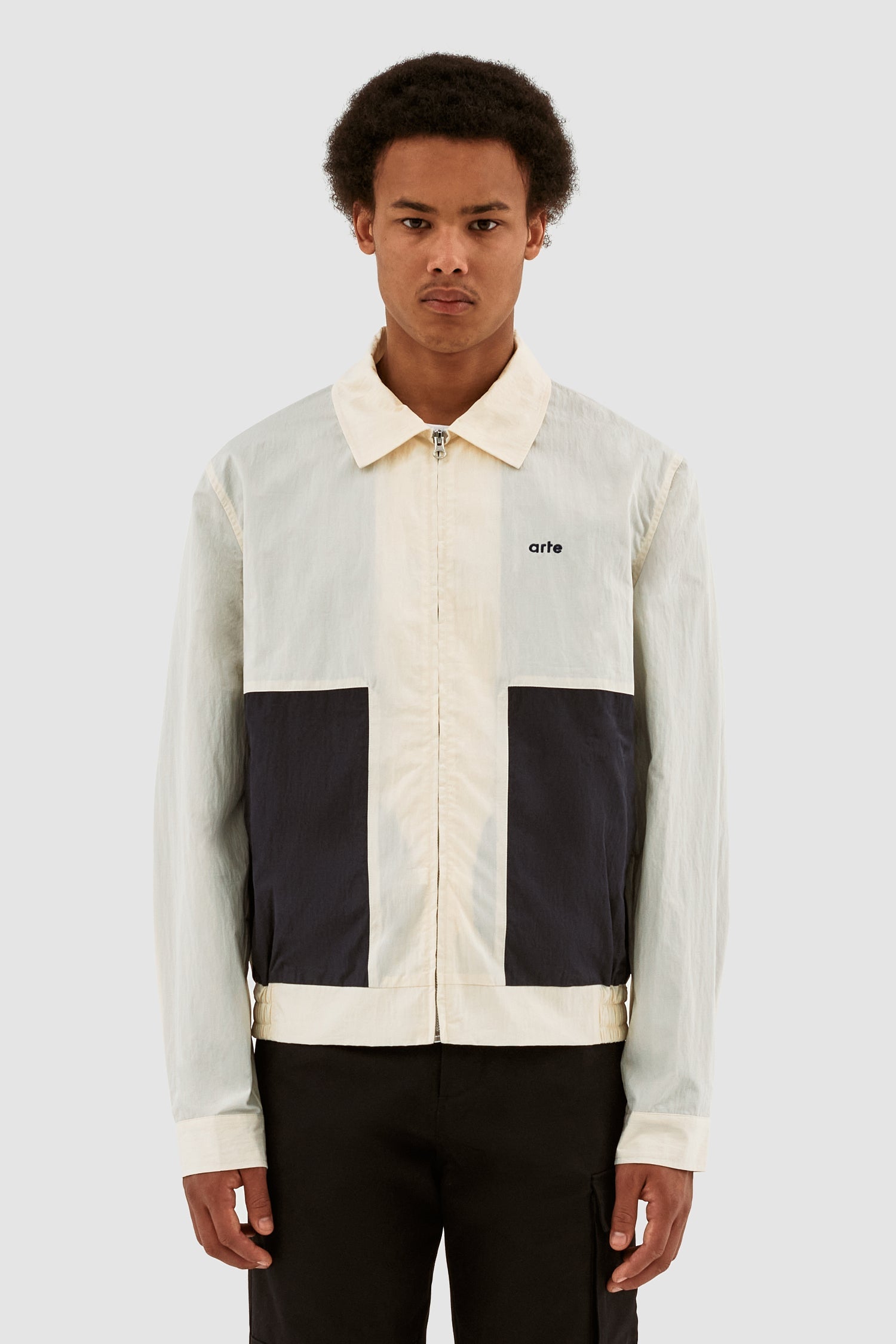 Veste Julian Colorblock - Crème/Marine