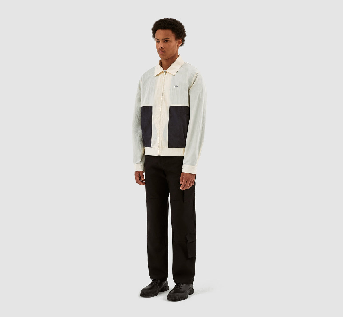 Veste Julian Colorblock - Crème/Marine