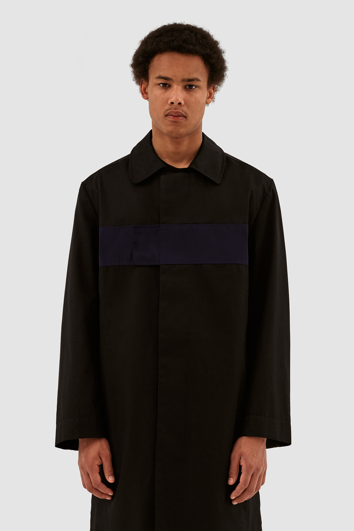 Manteau Joe Strap - Noir/Marine