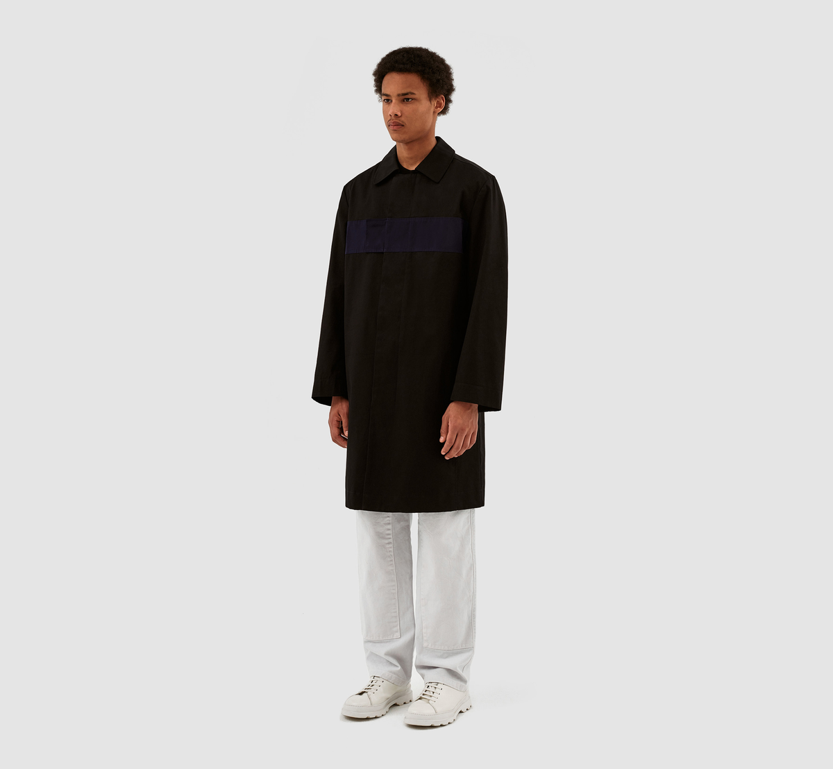 Manteau Joe Strap - Noir/Marine