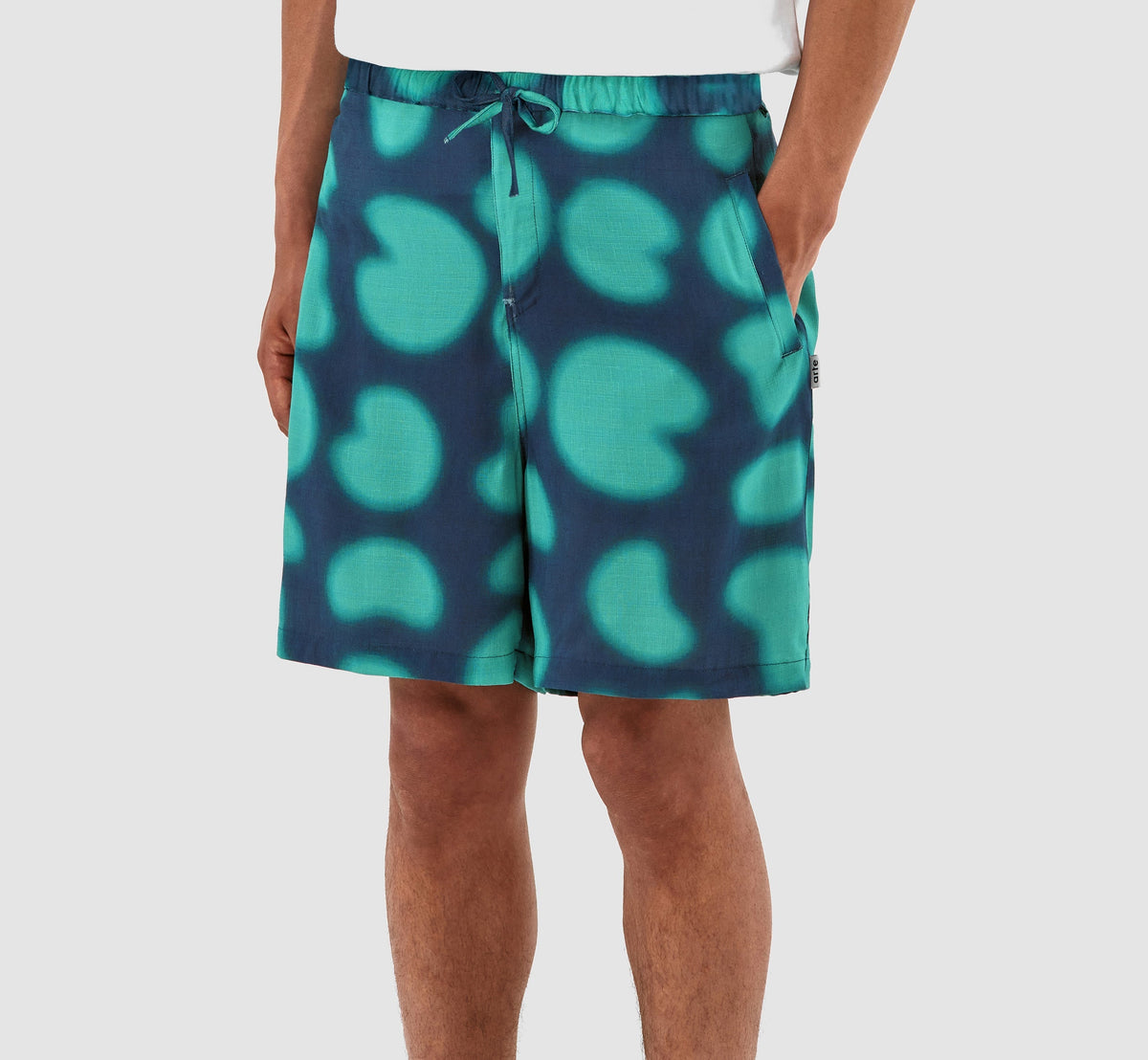 Short imprimé Stolp - Marine/Vert