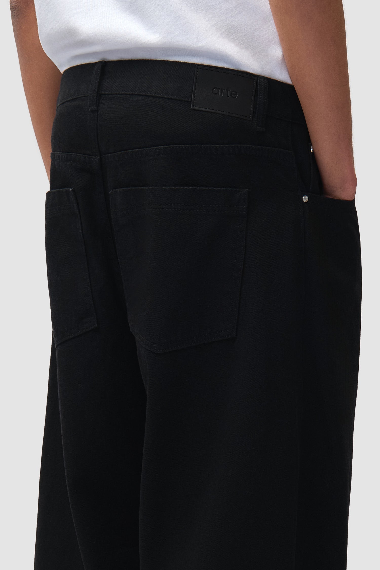Pantalon en denim Ease - Denim noir