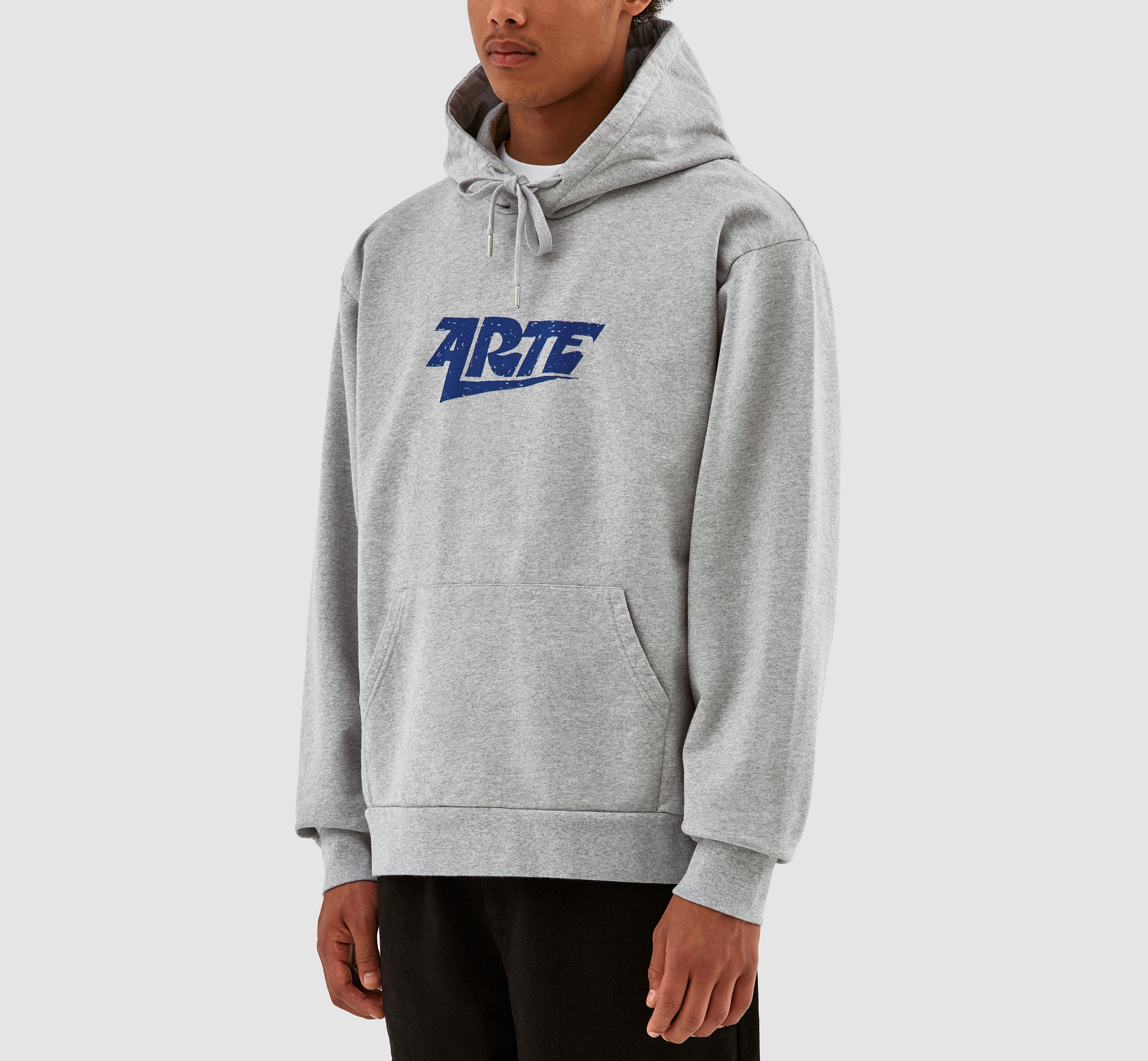 Sweat à capuche avec logo Harris - Gris
