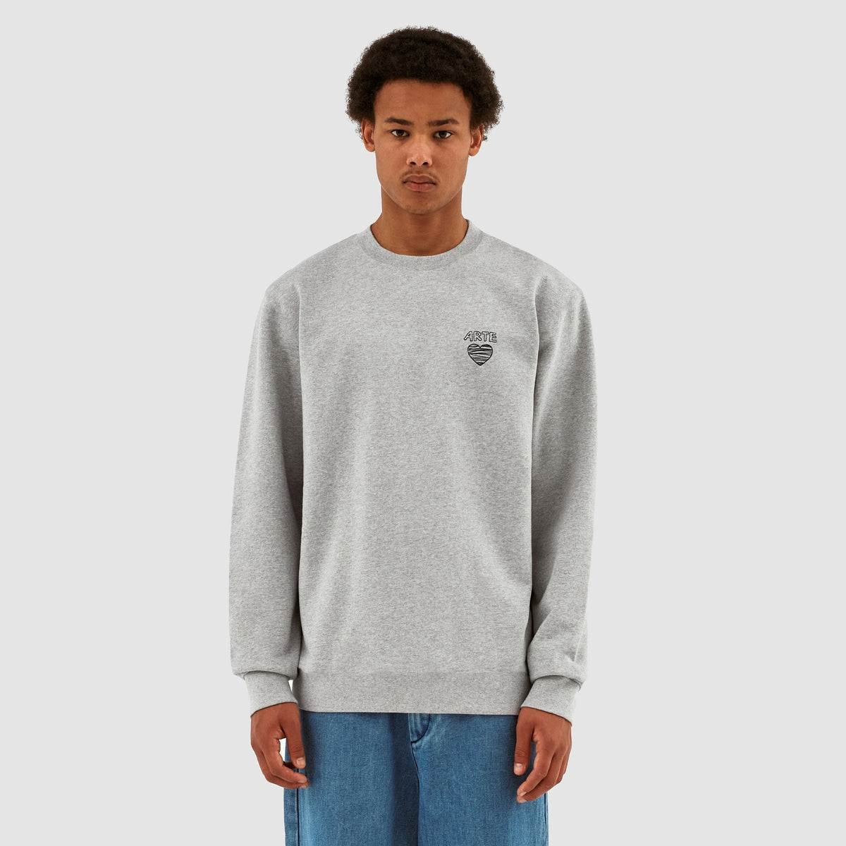 Clarck Scribble Crewneck - Gris