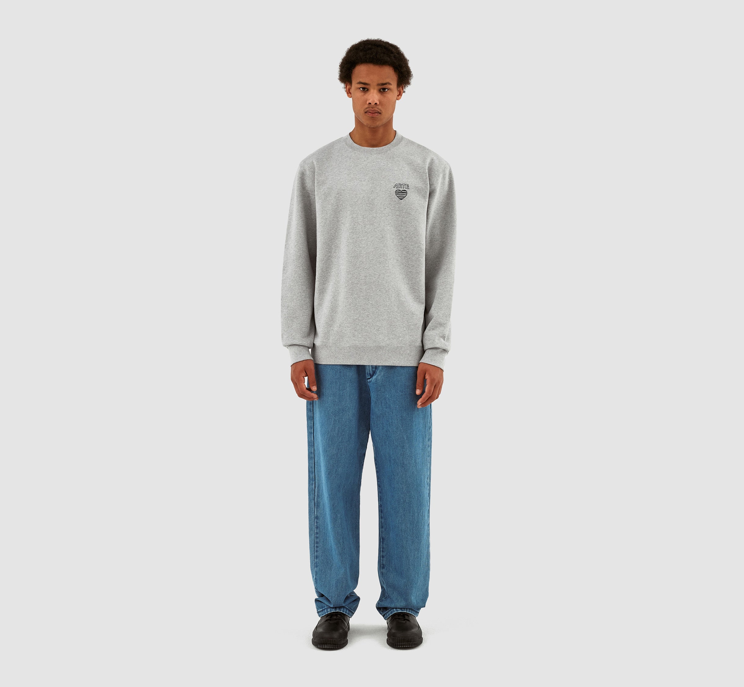 Clarck Scribble Crewneck - Gris