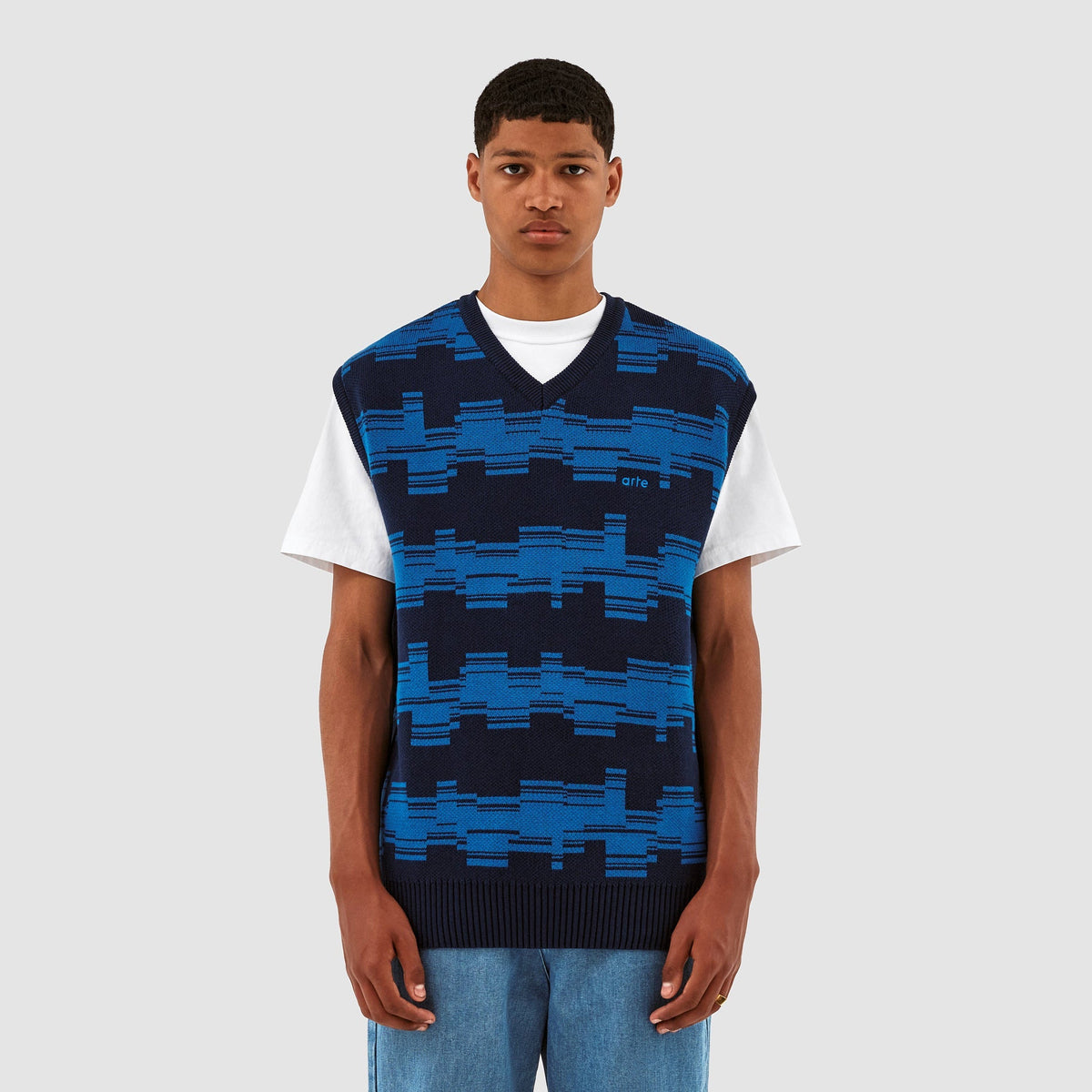 Tricot Karl Tertis - Marine/Bleu