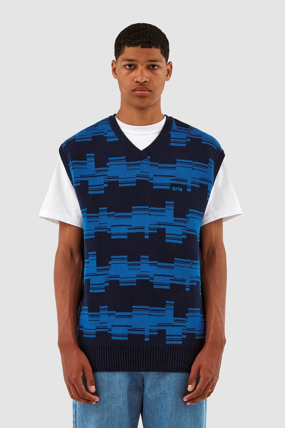 Tricot Karl Tertis - Marine/Bleu