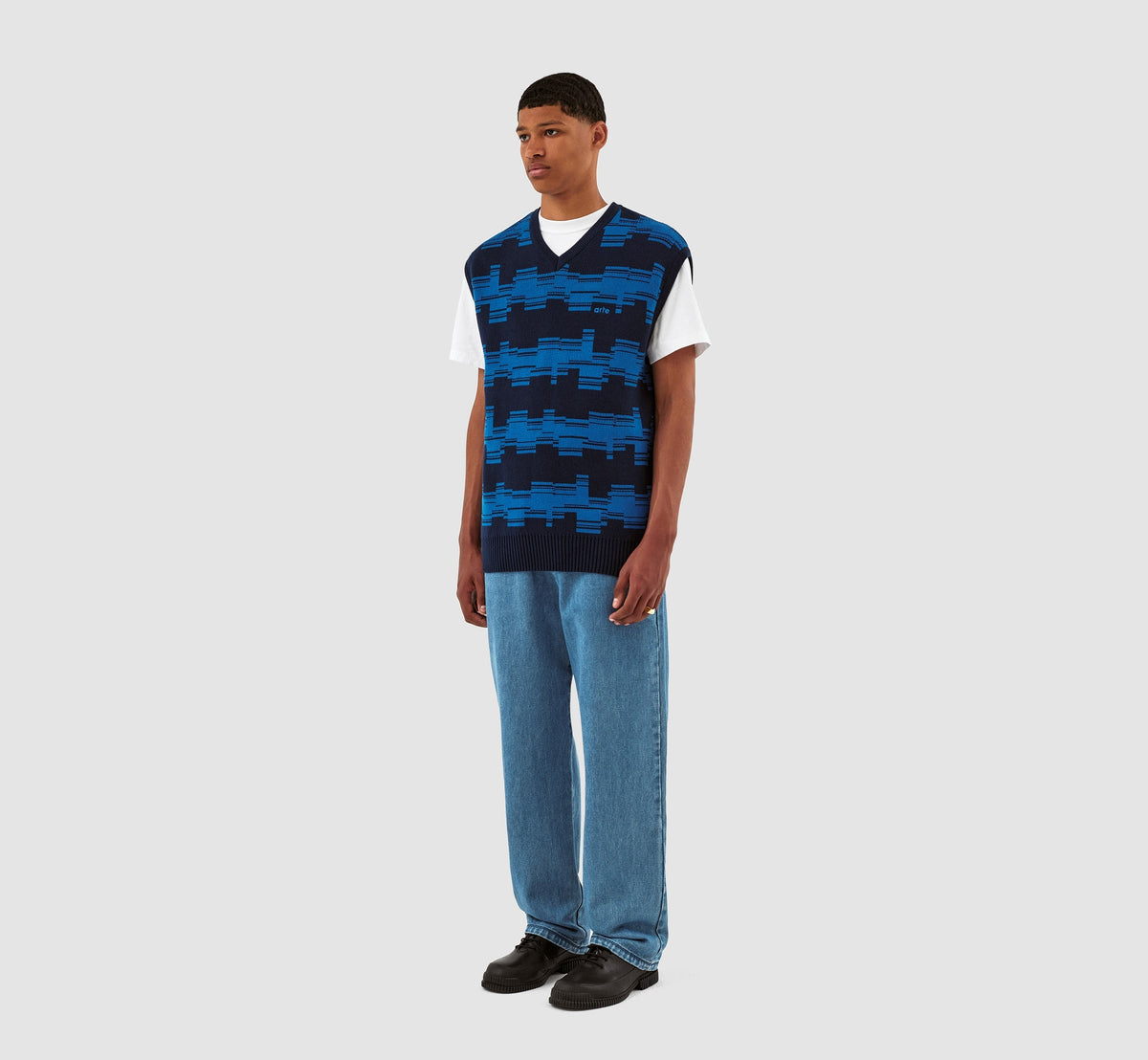 Tricot Karl Tertis - Marine/Bleu