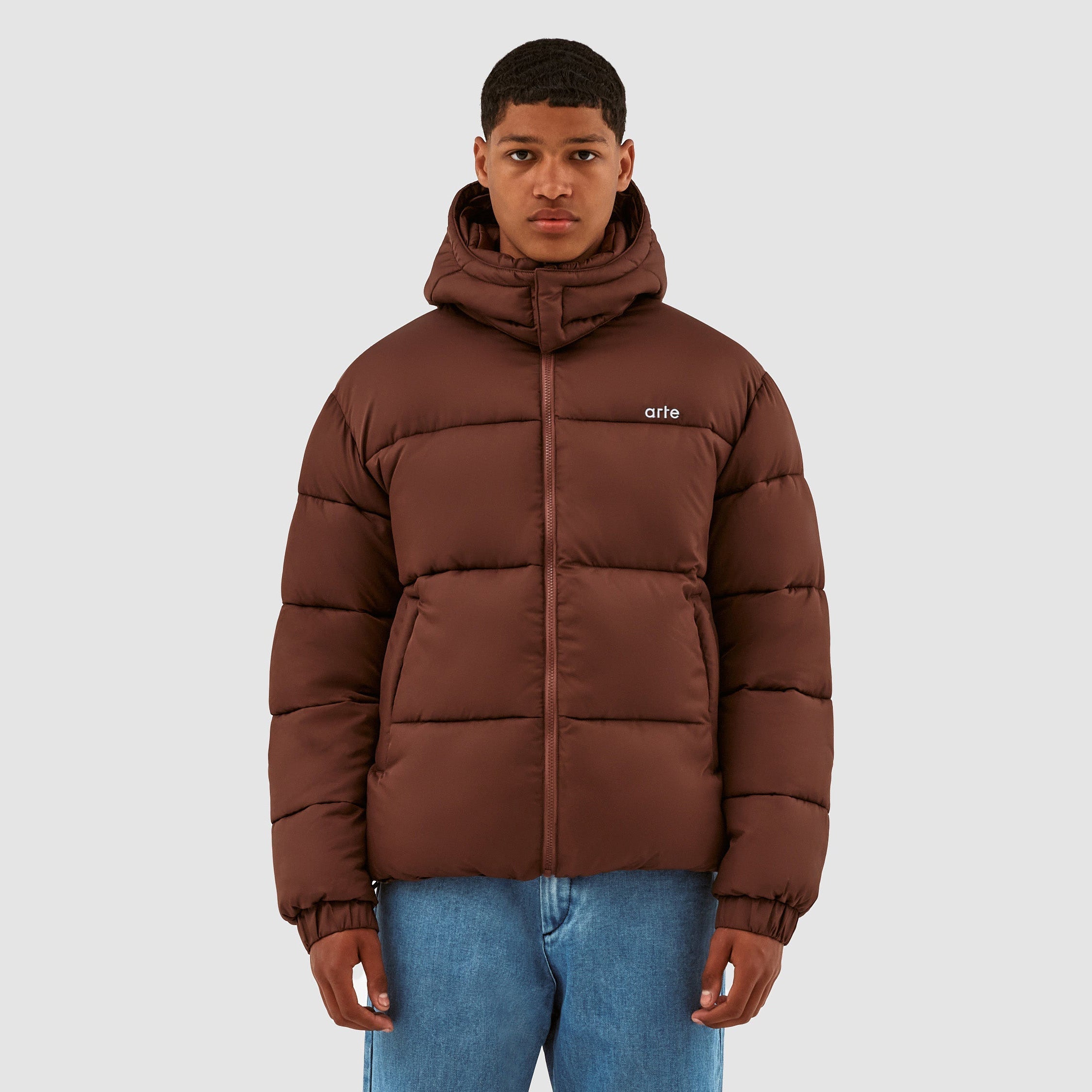 Joey Puffer Jacket - Marron