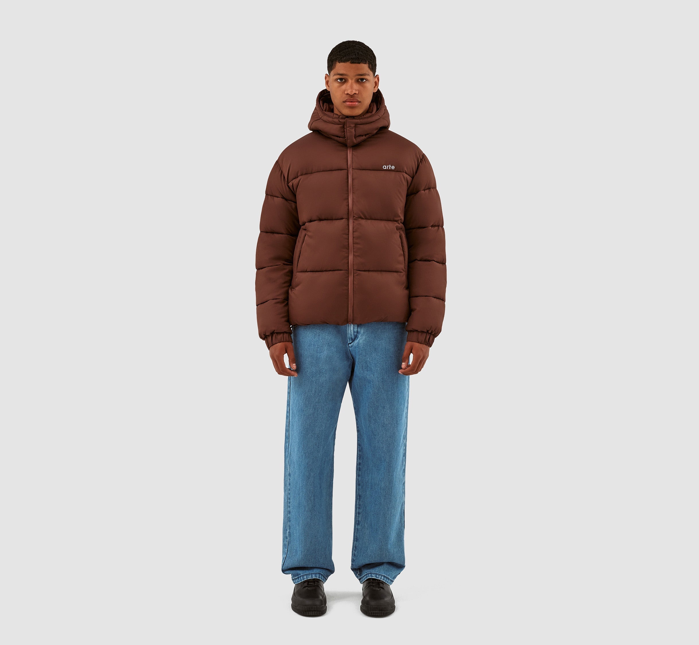 Joey Puffer Jacket - Marron