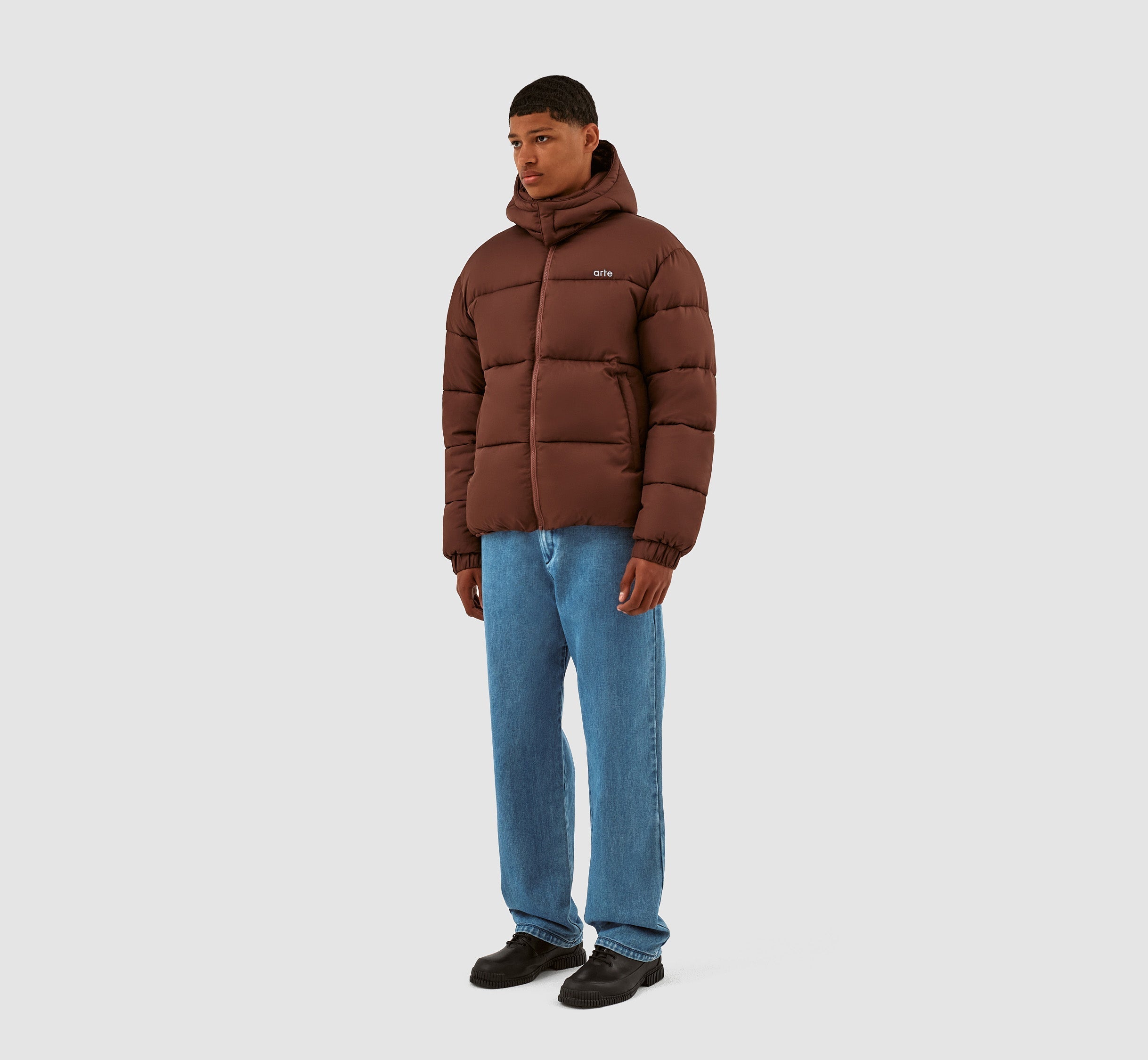 Joey Puffer Jacket - Marron
