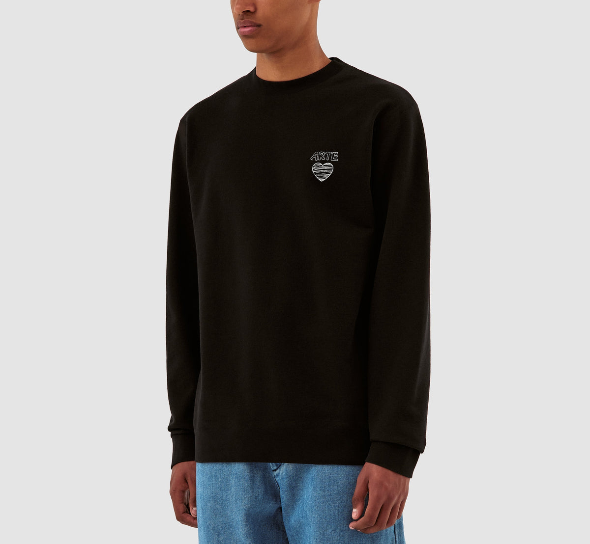 Clarck Scribble Crewneck - Noir