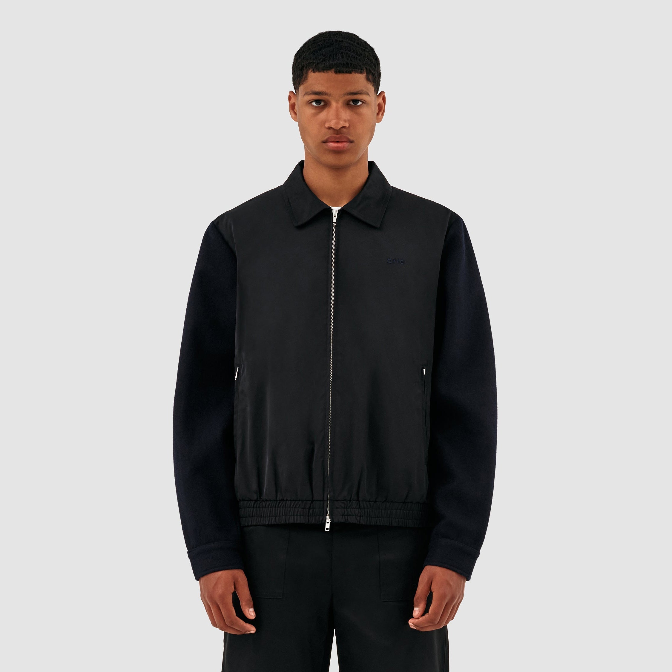 Veste en laine Johnson - Noir/Marine