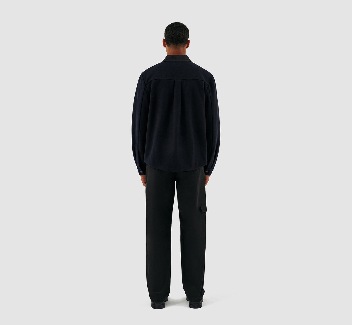 Veste en laine Johnson - Noir/Marine