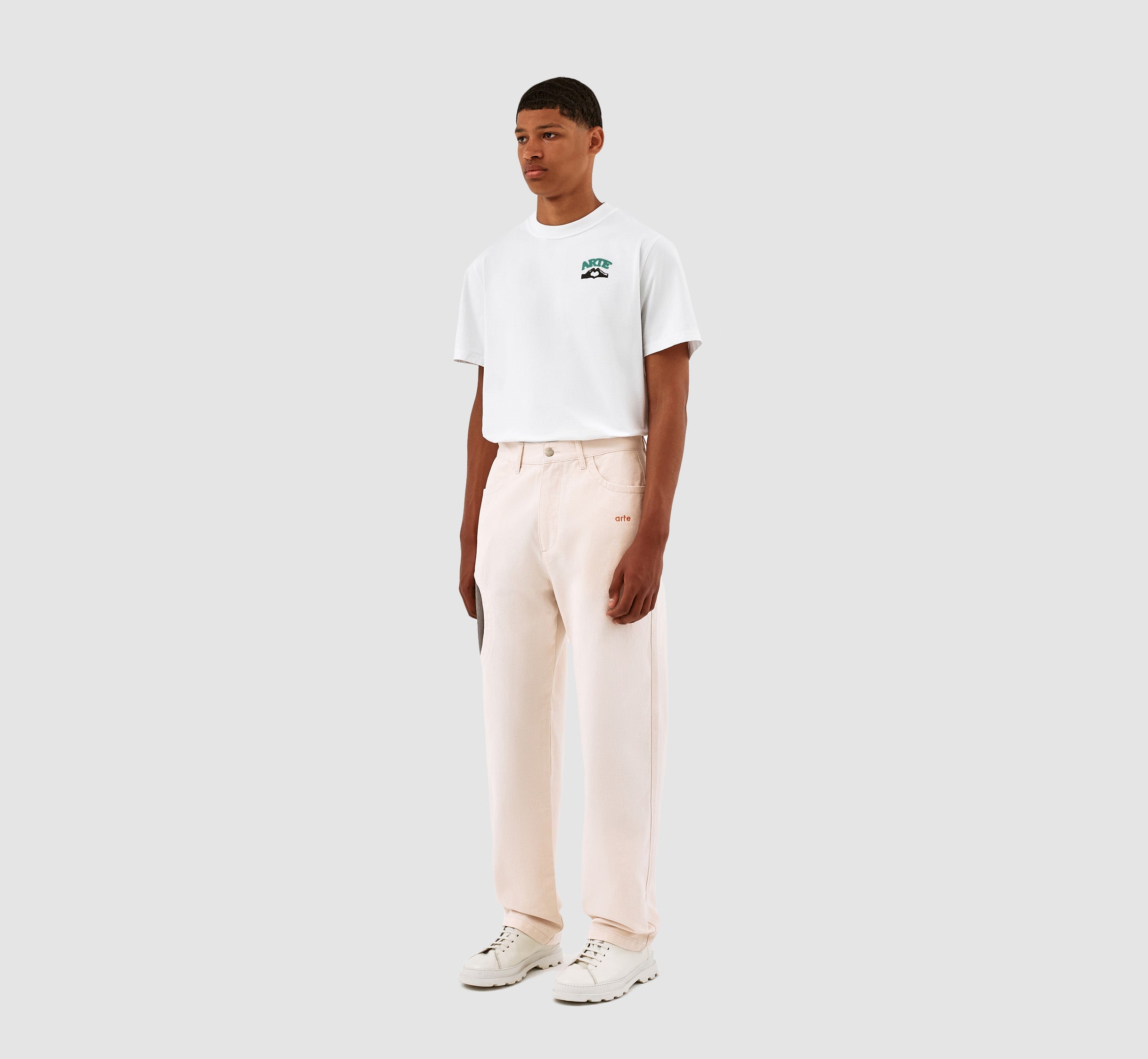 Pantalon Trabal de Jones - Crème/Gris