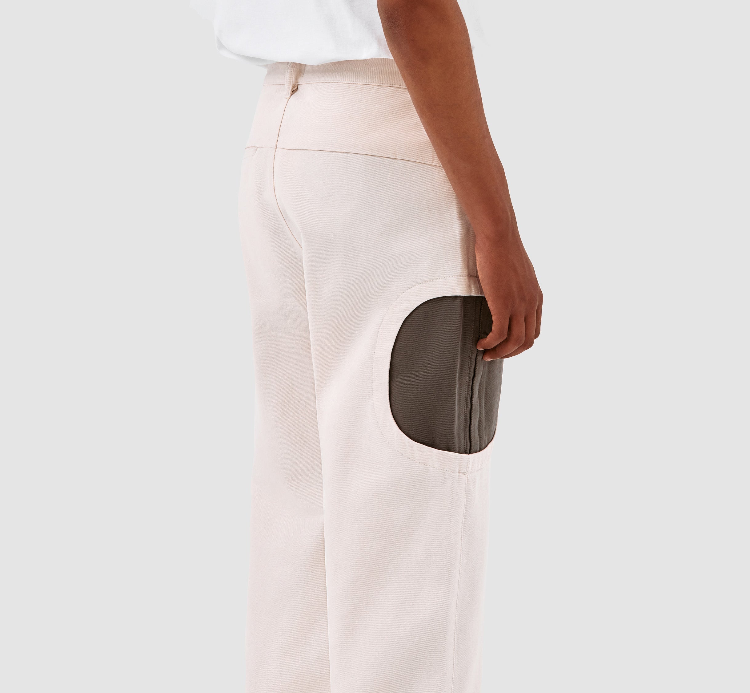 Pantalon Trabal de Jones - Crème/Gris