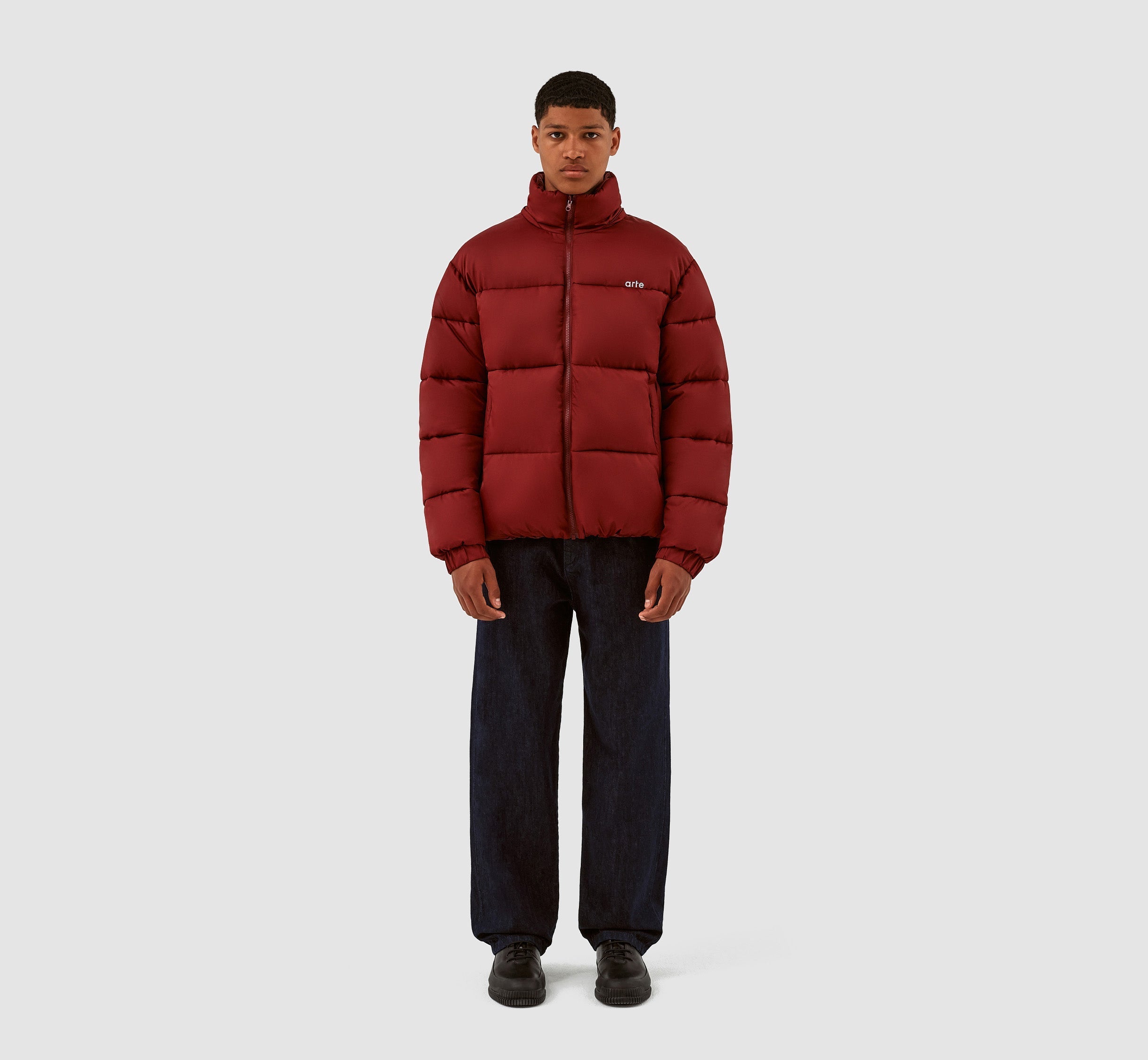 Joey Puffer Jacket - Bordeaux