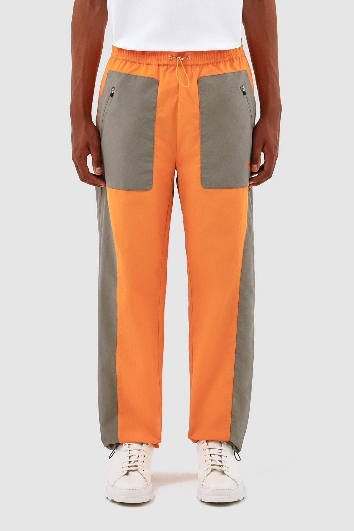 Pantalon Jeff - Orange/Gris
