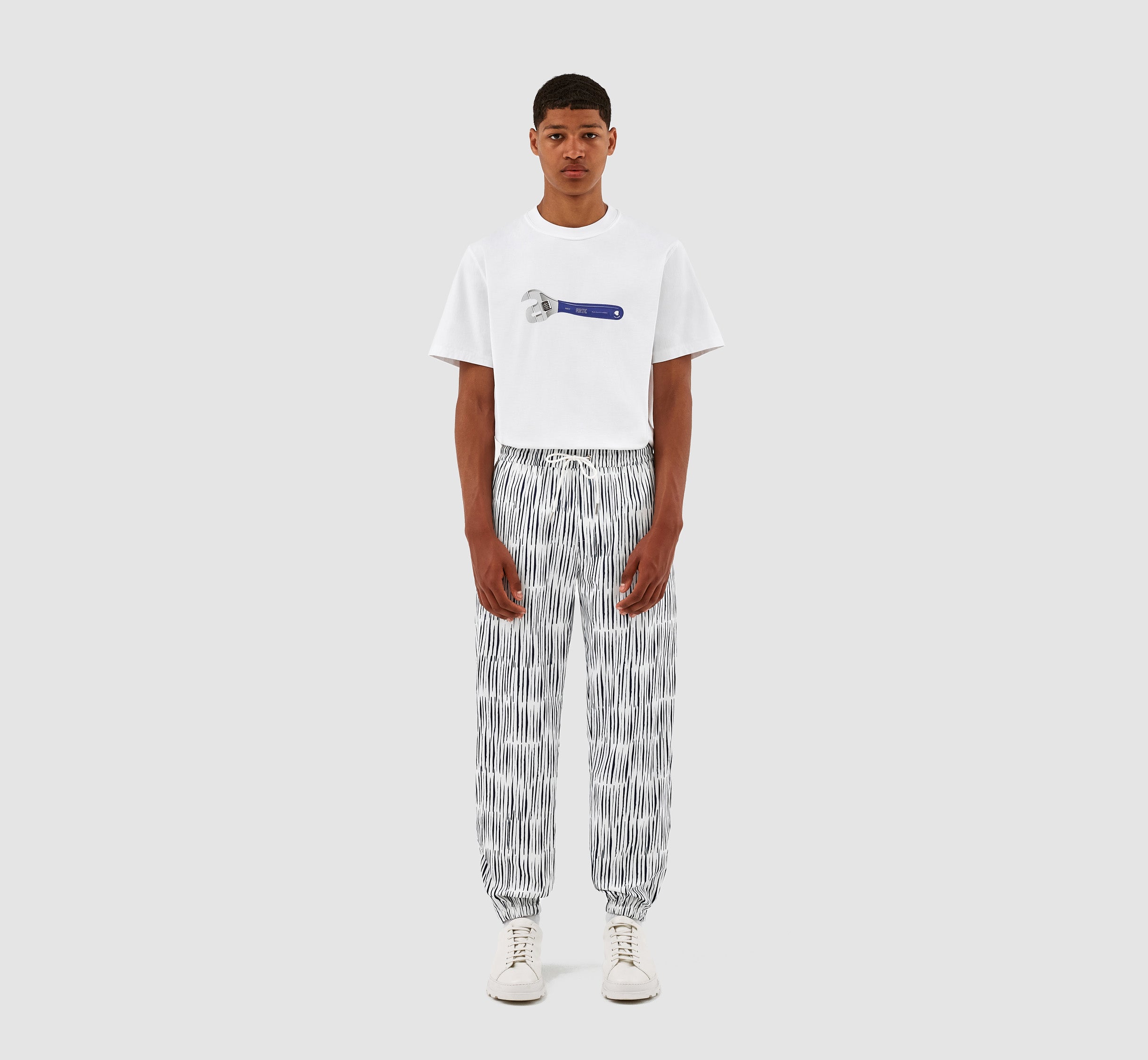 Pantalon Jordan Pereira - Crème/Marine