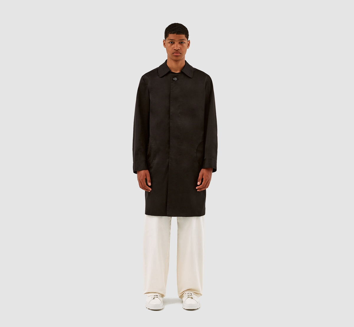 Manteau en nylon Joe - Noir