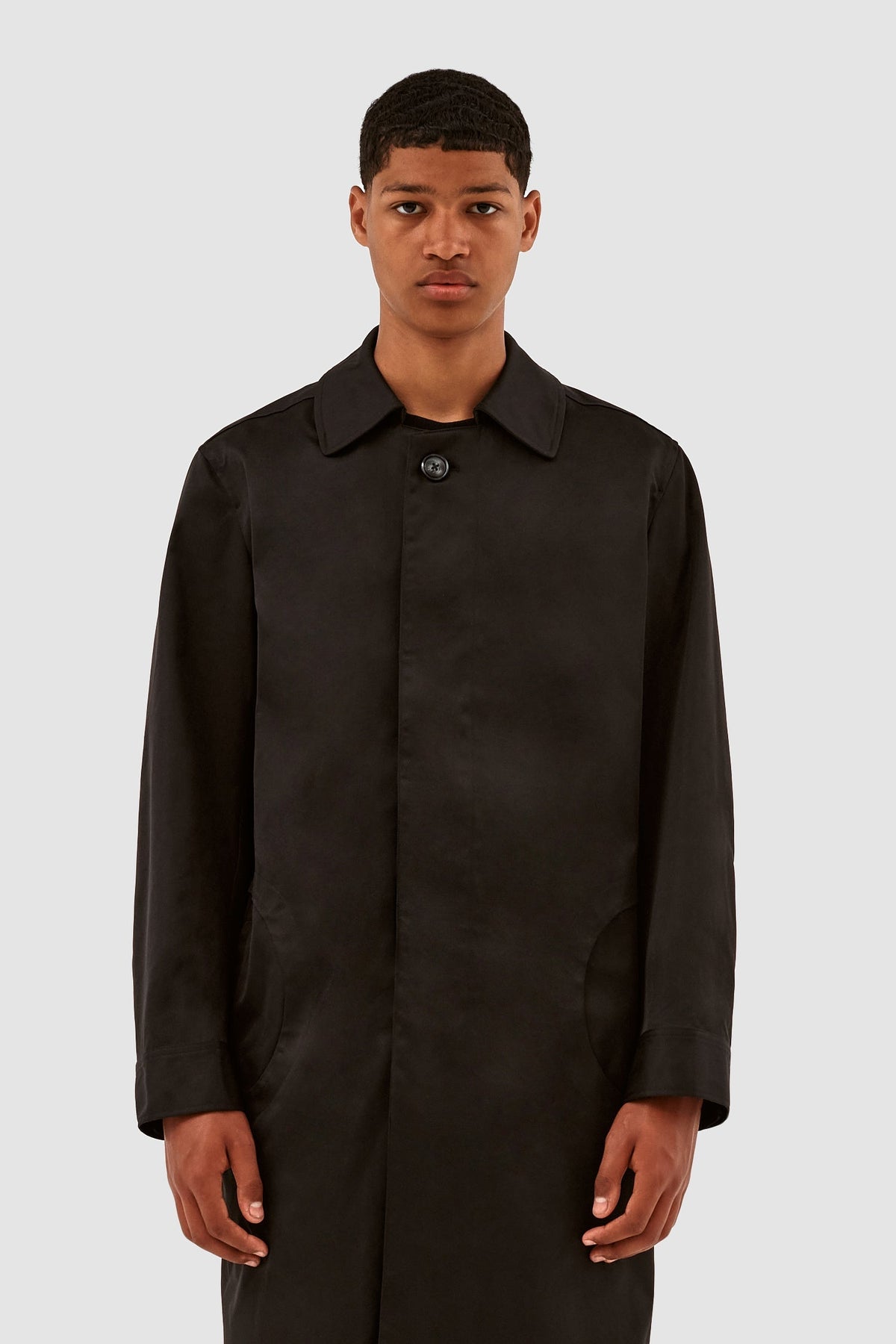 Manteau en nylon Joe - Noir