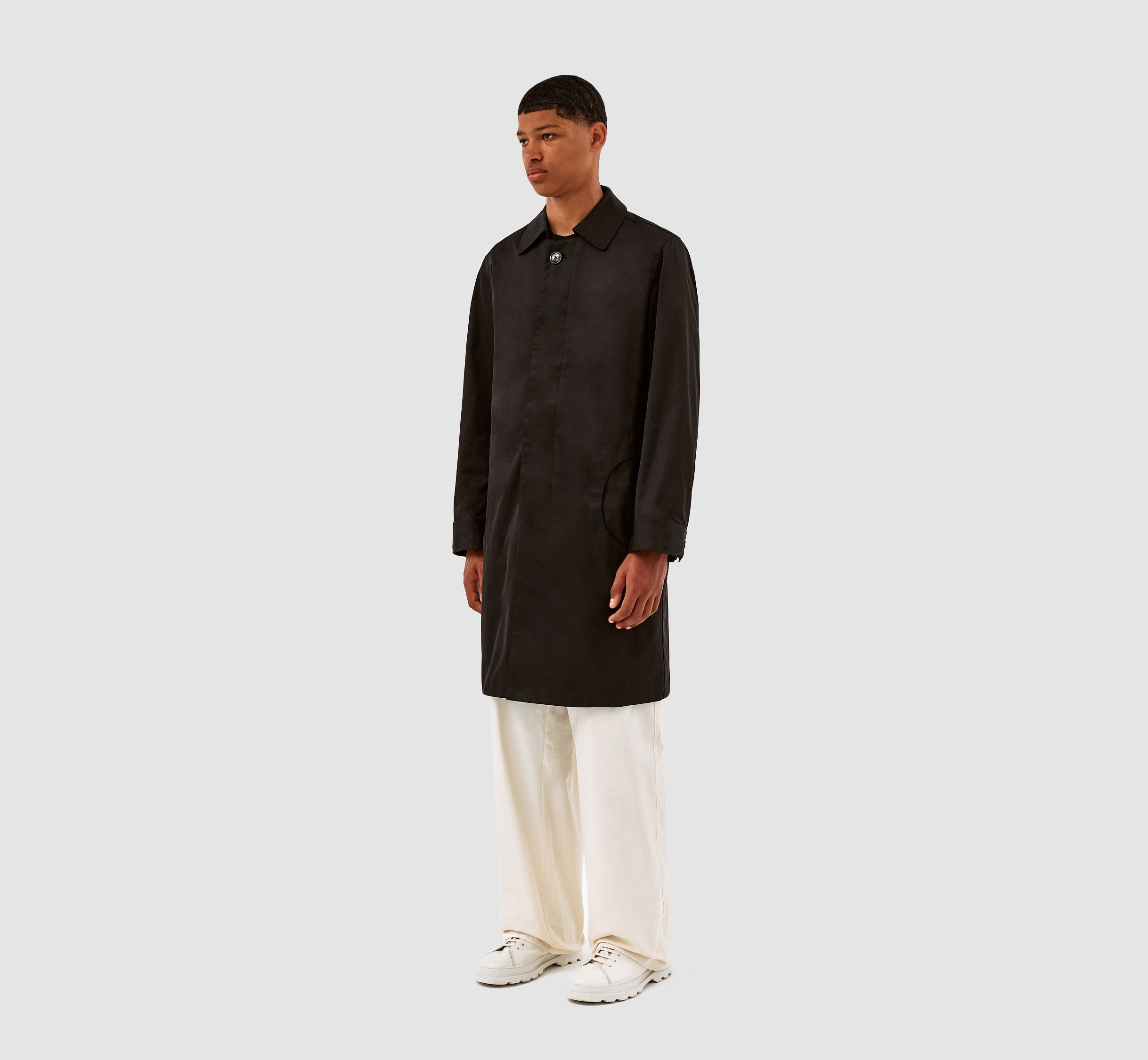 Manteau en nylon Joe - Noir