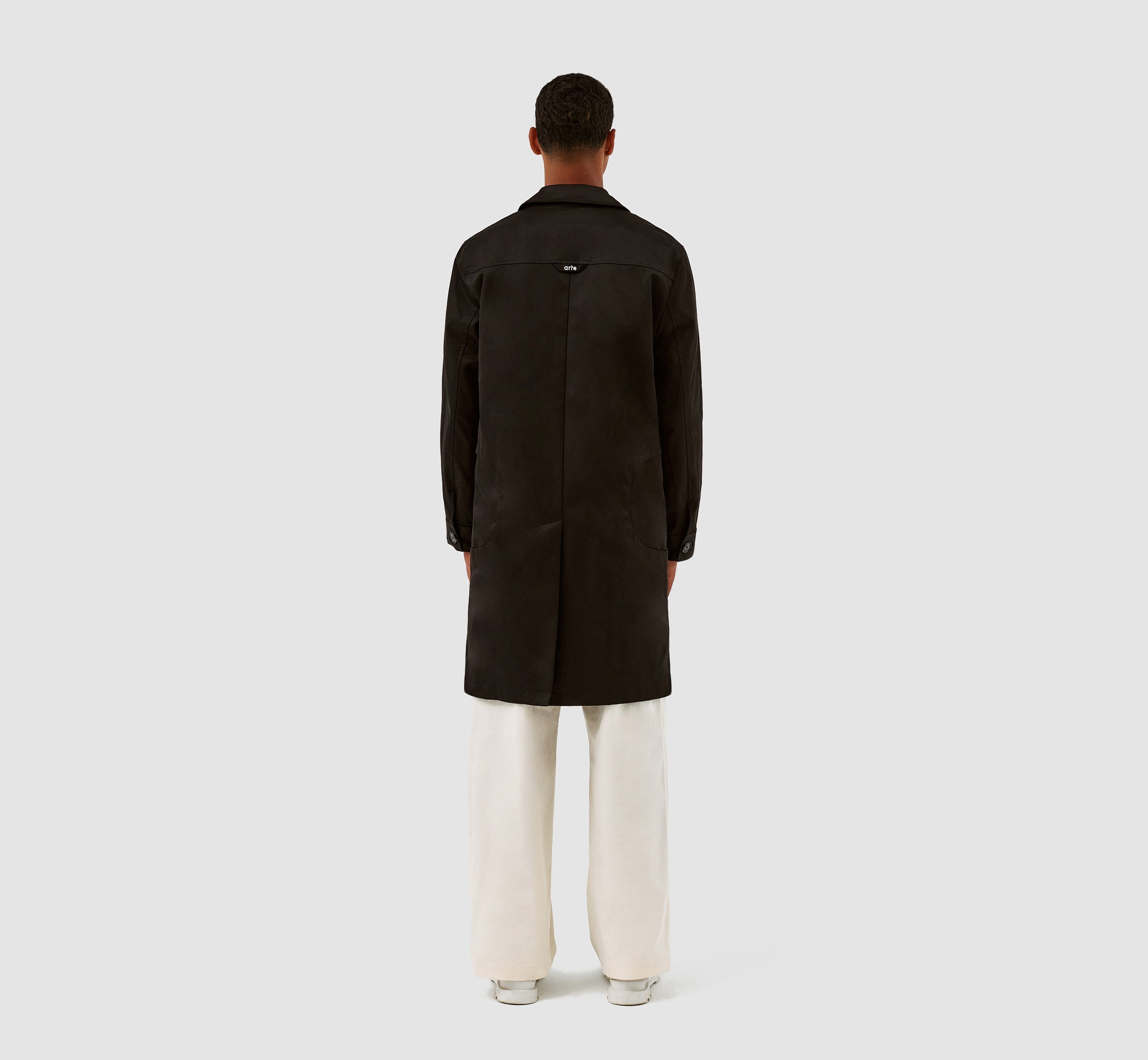 Manteau en nylon Joe - Noir