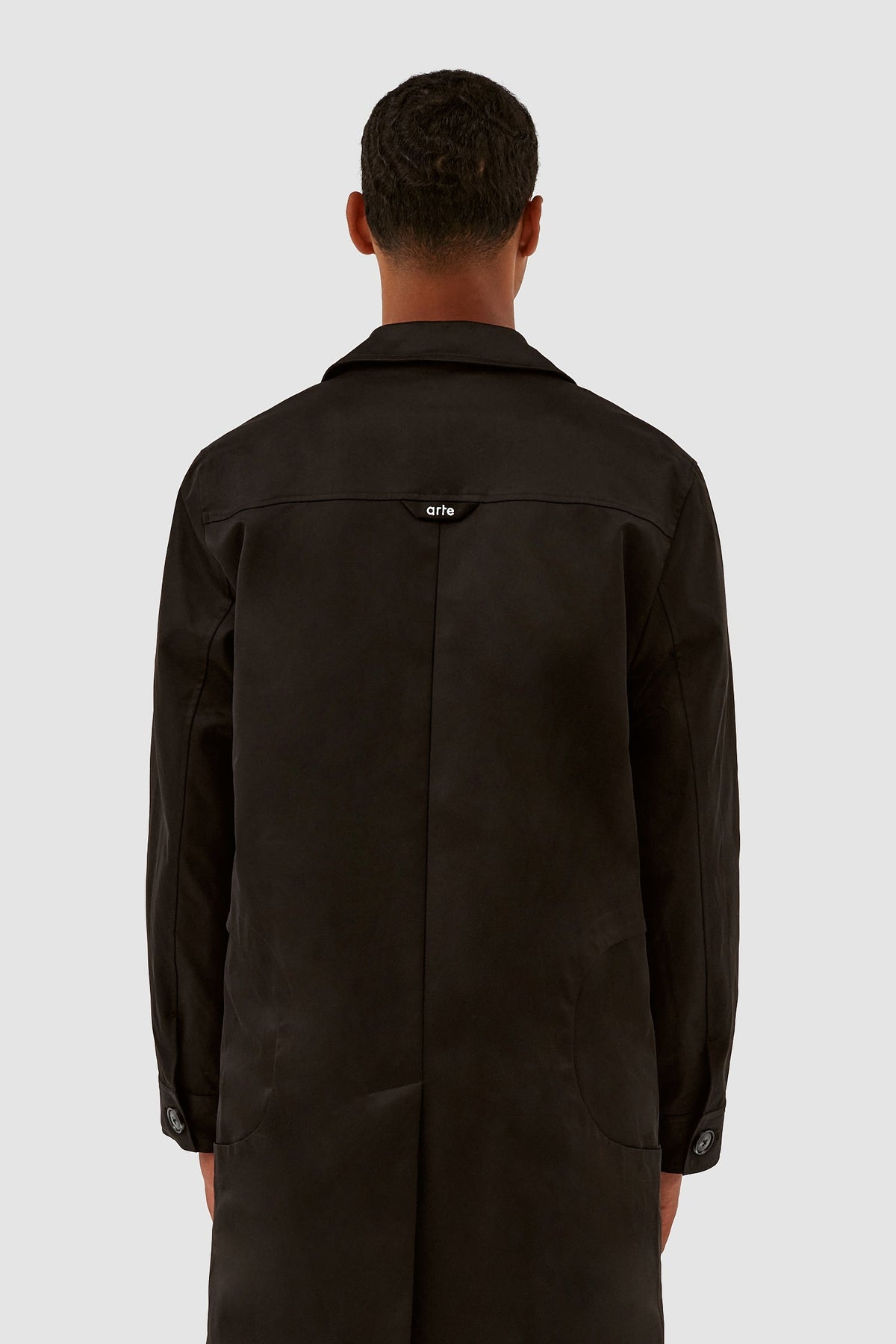 Manteau en nylon Joe - Noir