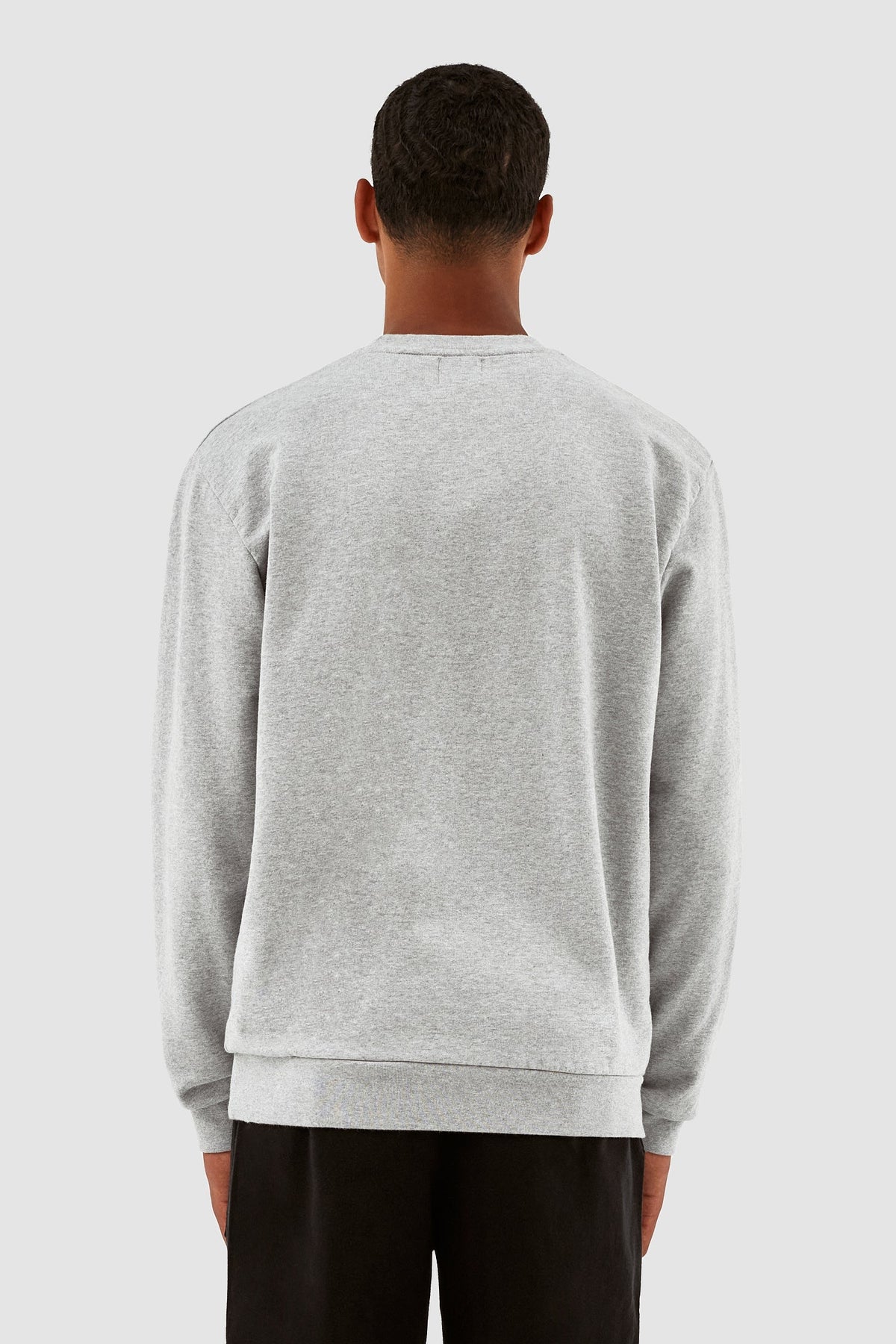 Clarck Block Logo Crewneck - Gris
