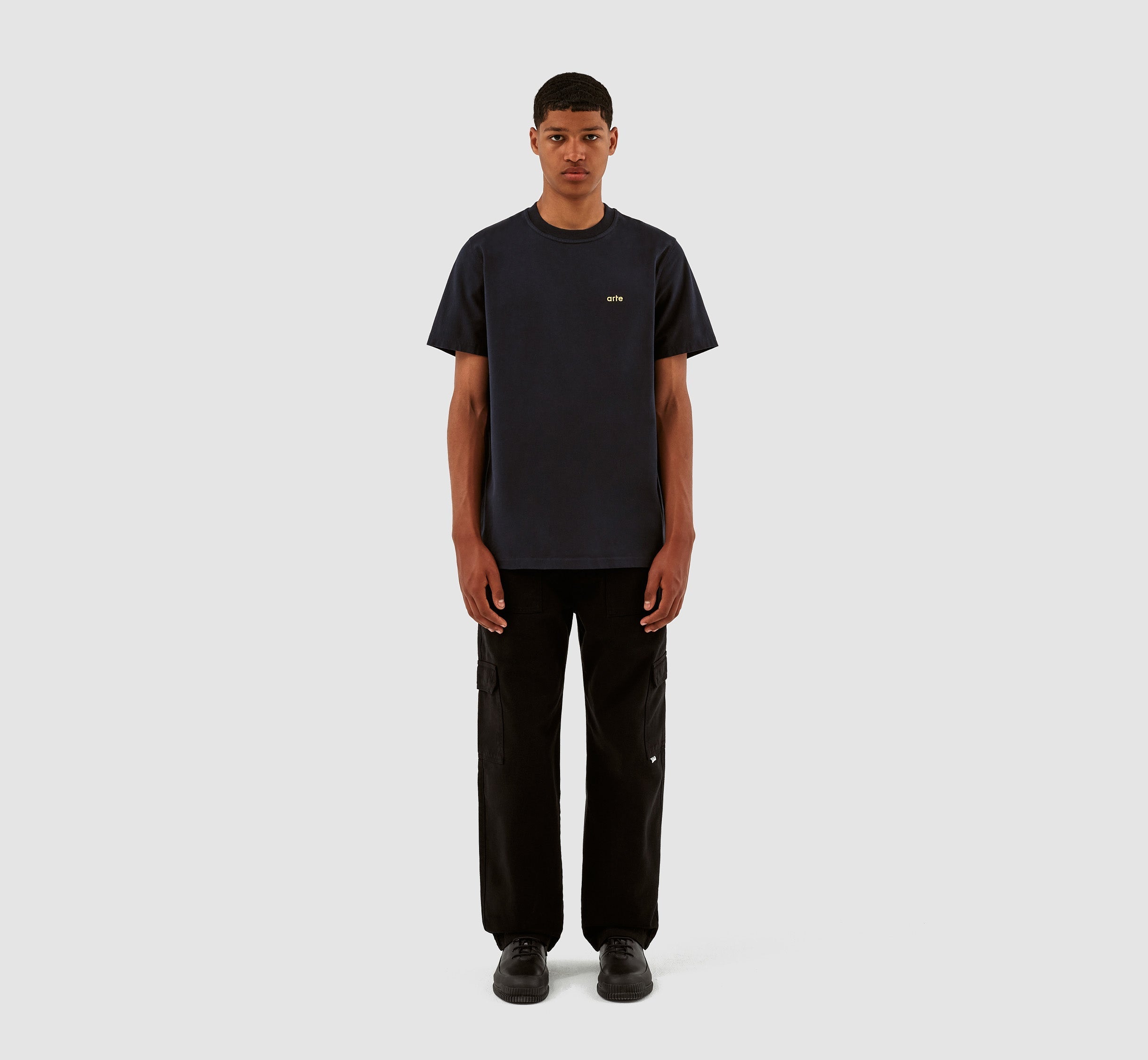 T-shirt Diels imprimé dans le dos de Turner - Marine