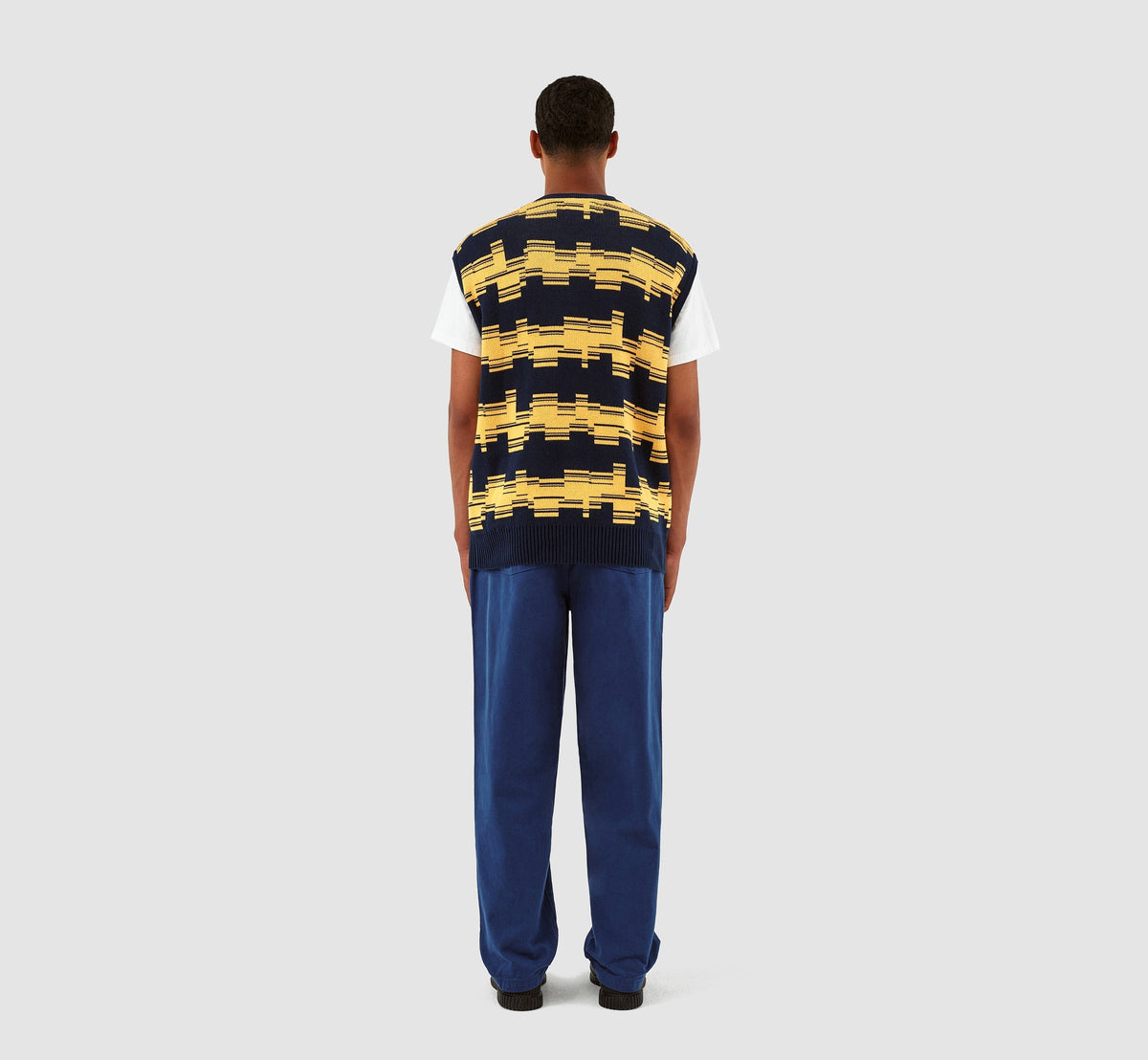 Tricot Karl Tertis - Marine/Jaune